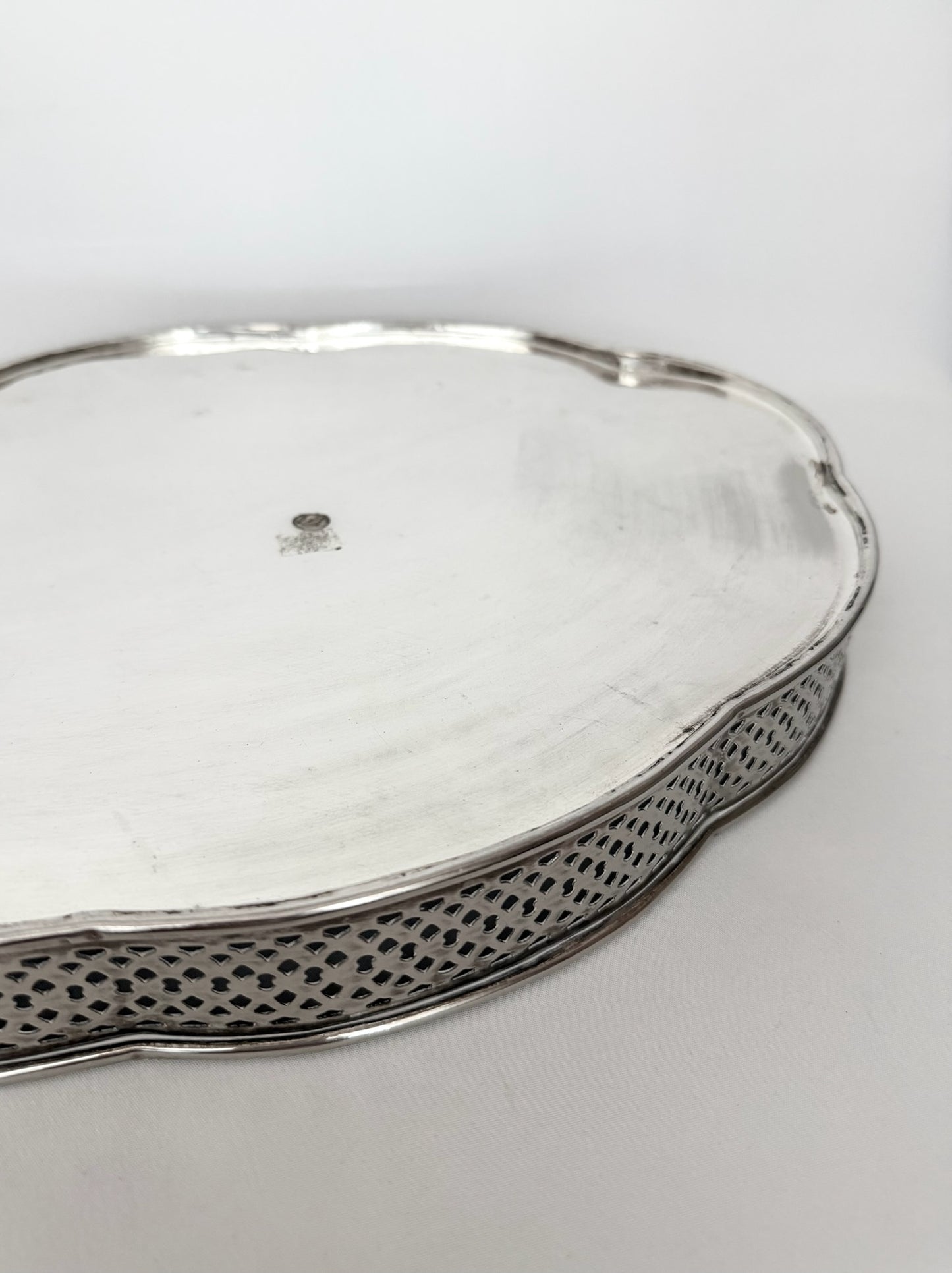 Freemont Silverplate Gallery Tray
