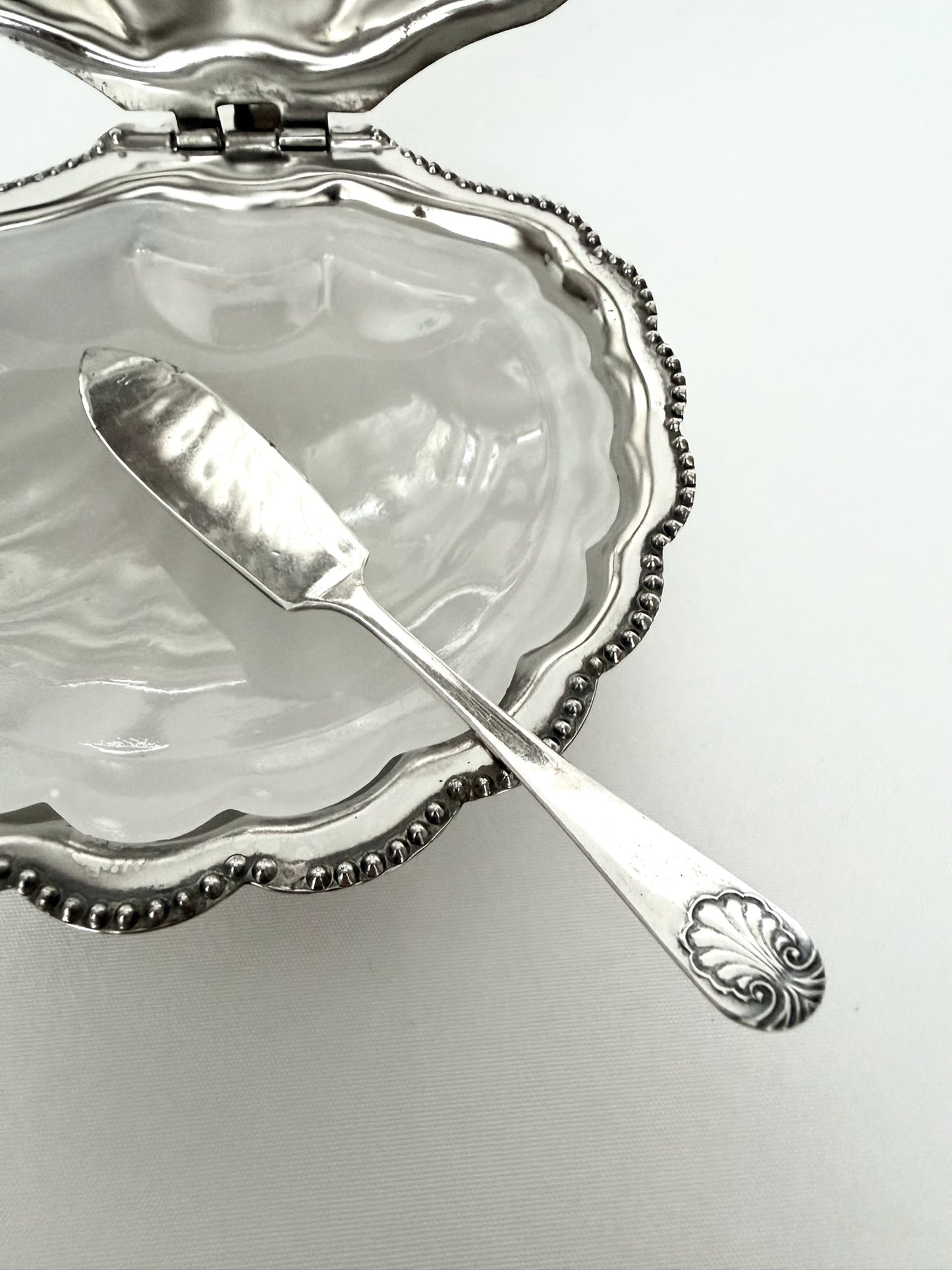 Coralie Silverplate Butter Dish