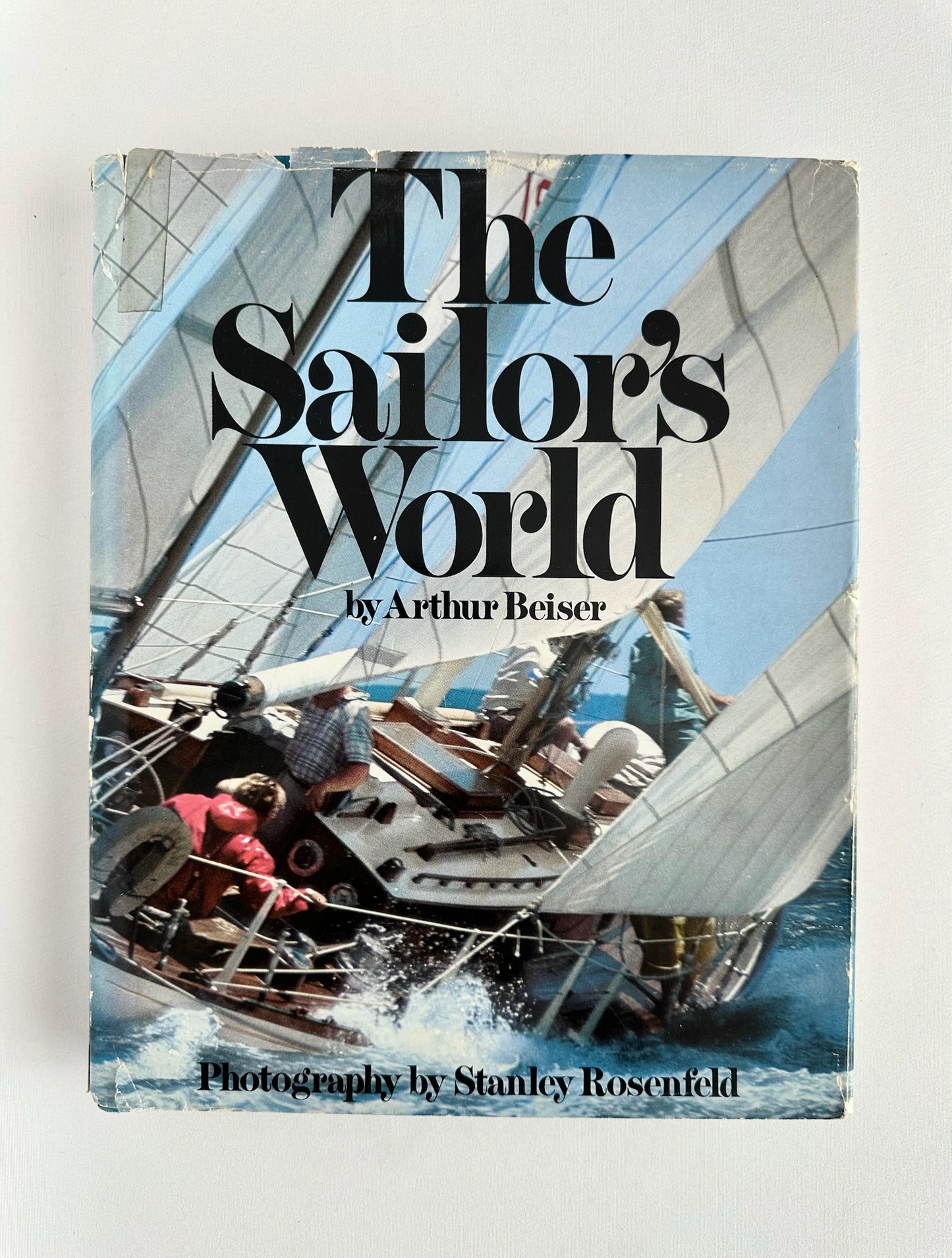 vintage coffee table book about sailing
