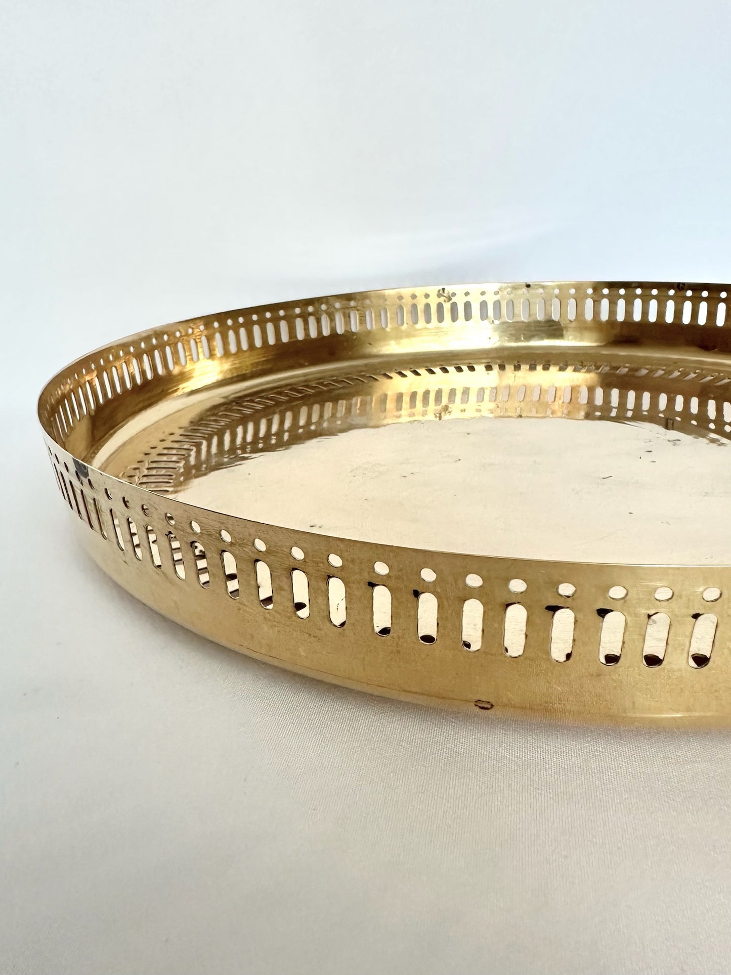 Claudette Brass Serving Tray