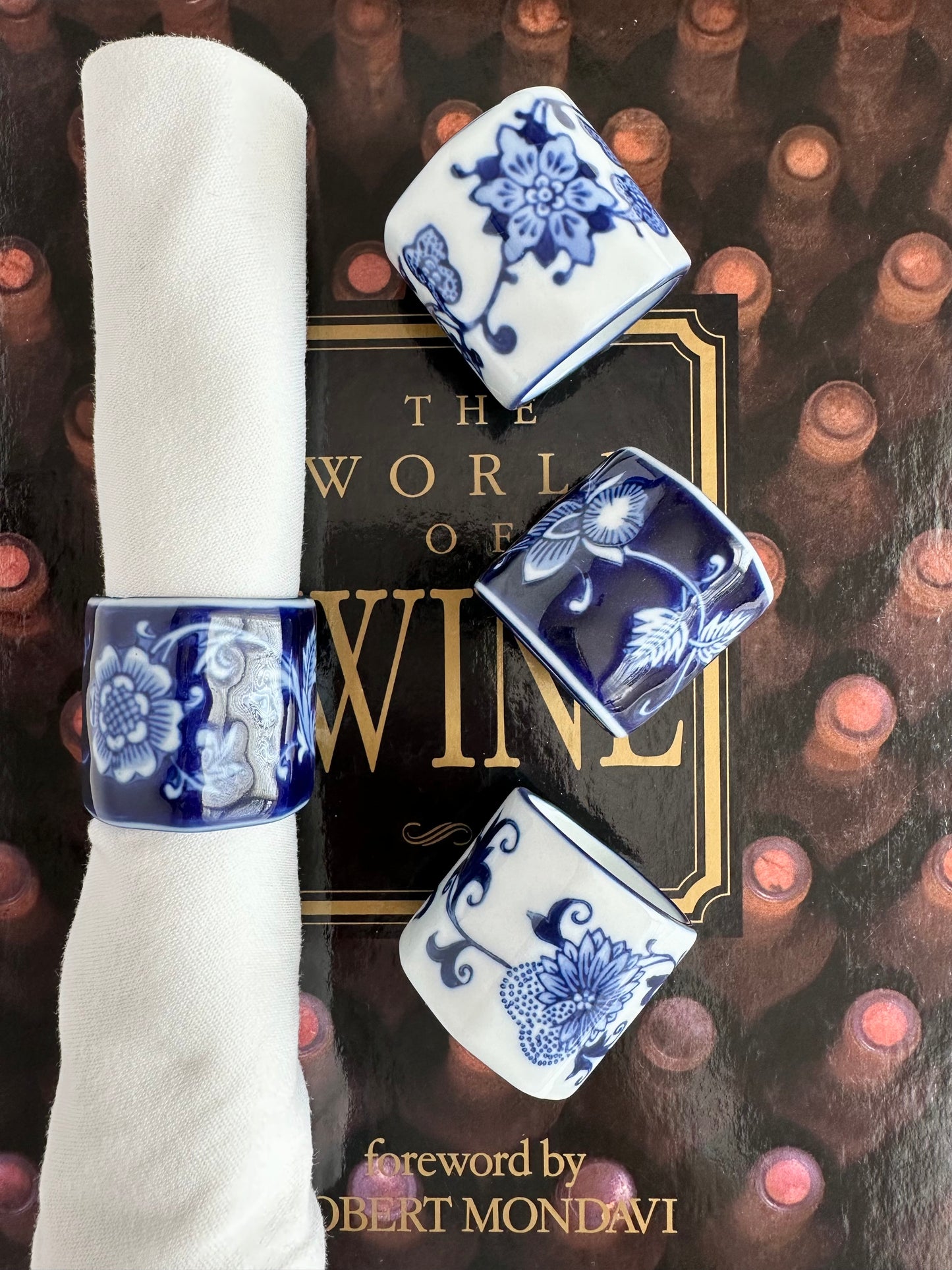 Kitty Chinoiserie Napkin Rings