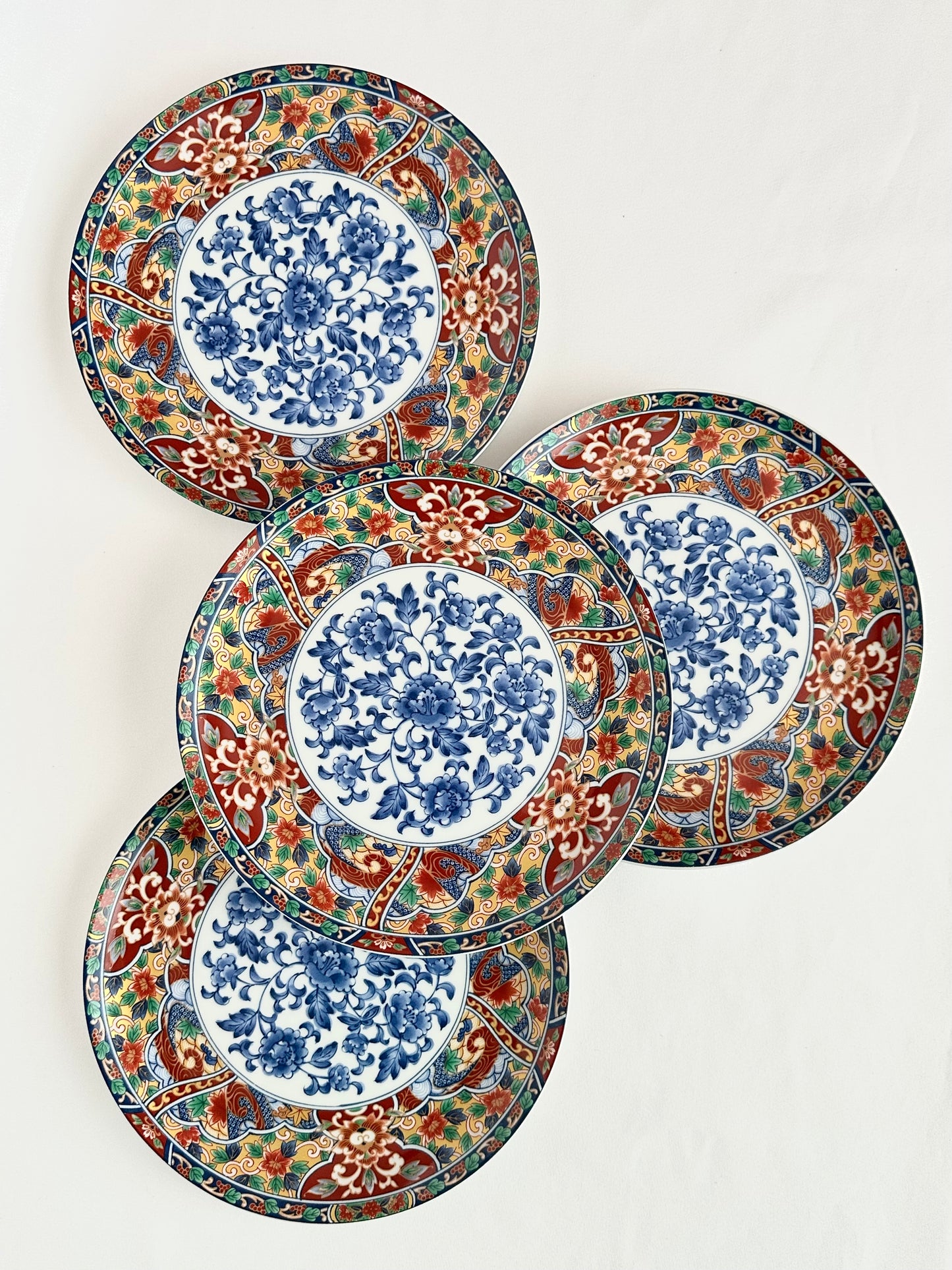 vintage Imari Edo small plates set of four