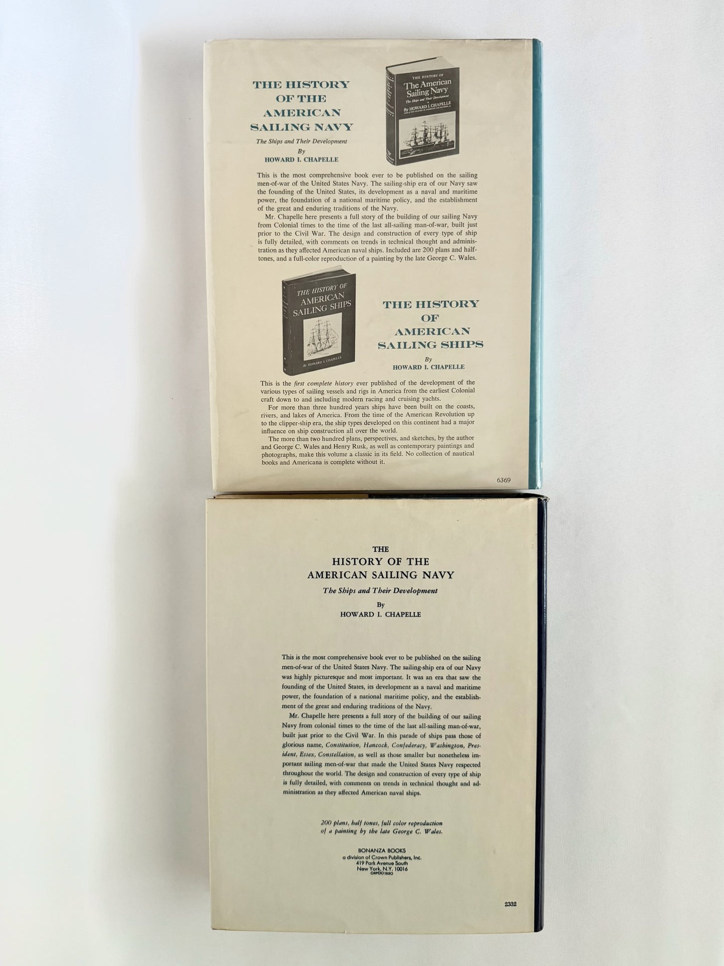American Sailing Ship Book Duo
