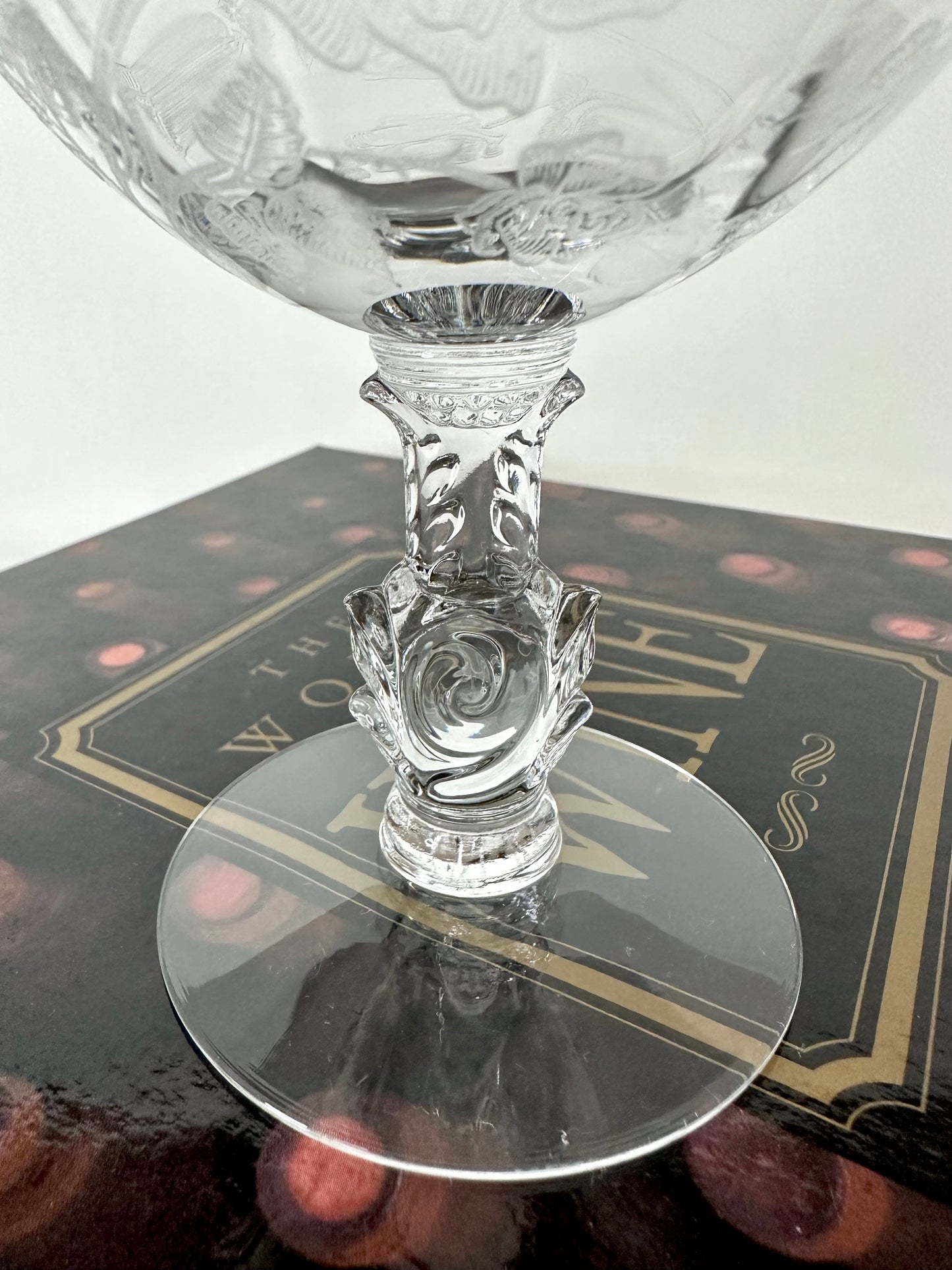 Rosalia Etched Crystal Coupes