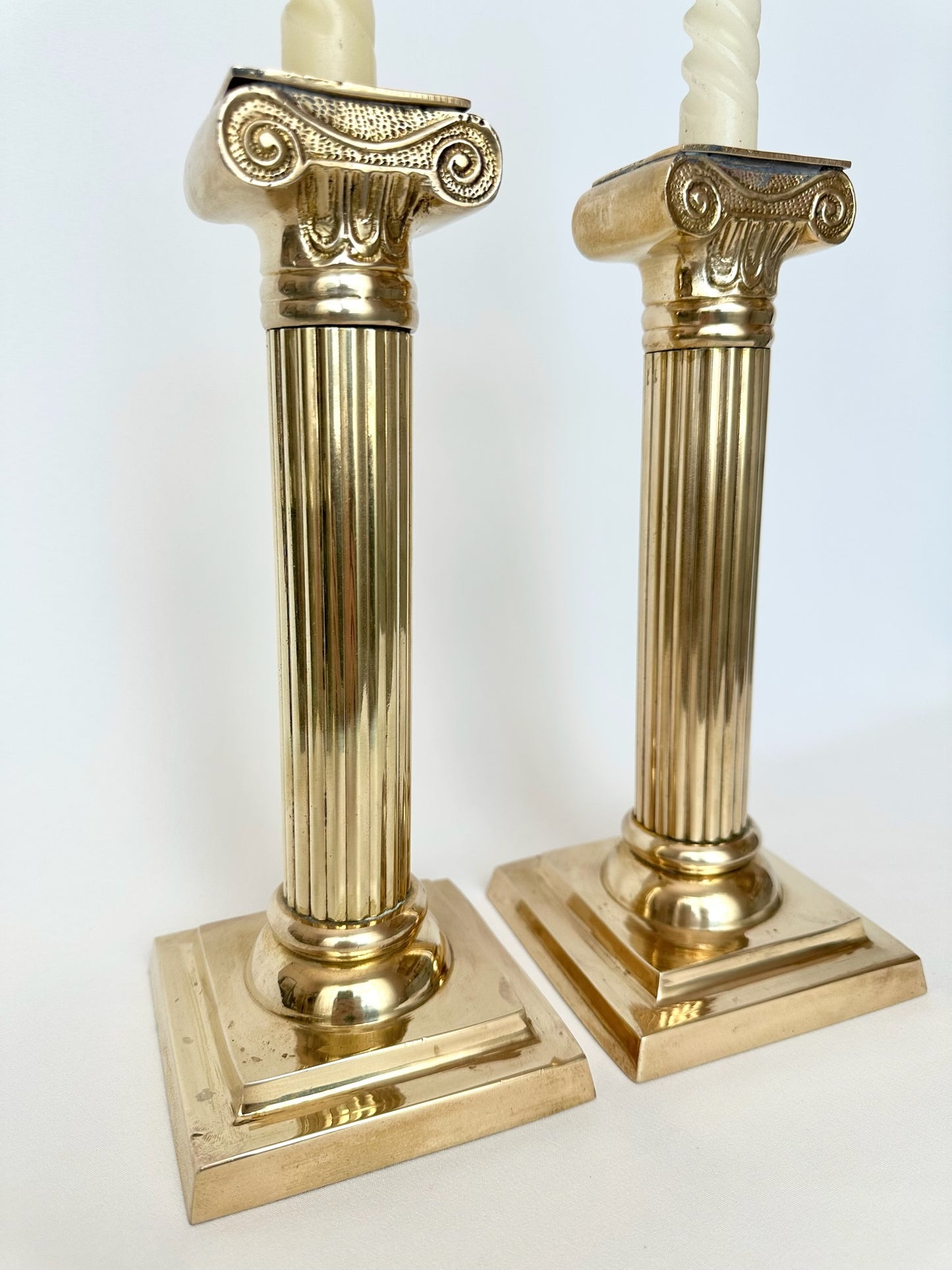 Harper Brass Candle Holders