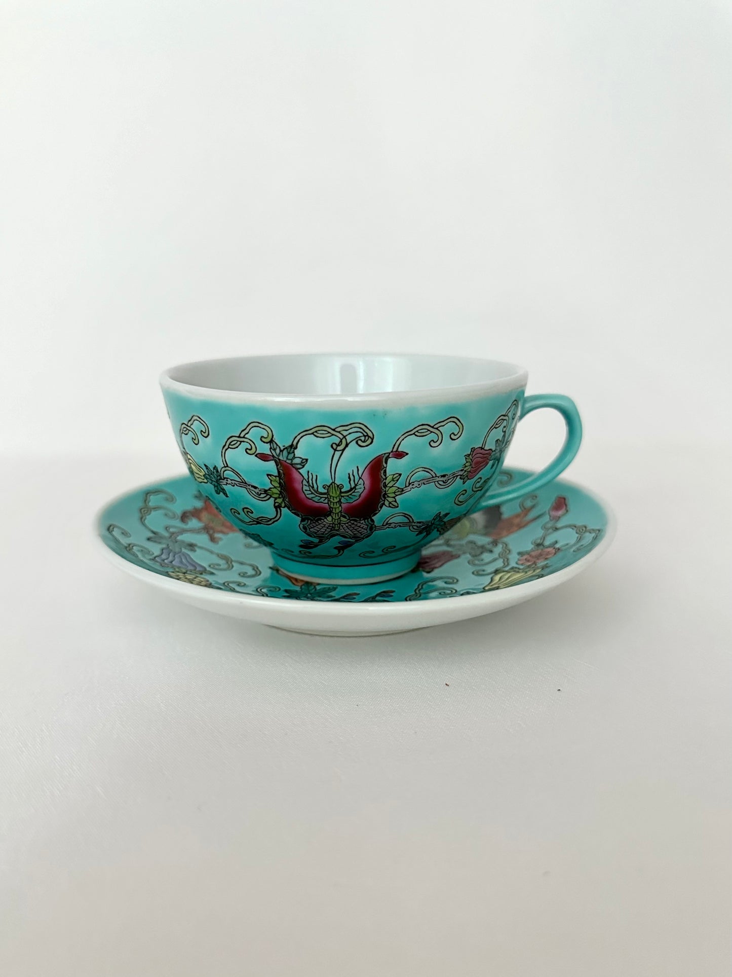 Florin Chinoiserie Teacups & Saucers