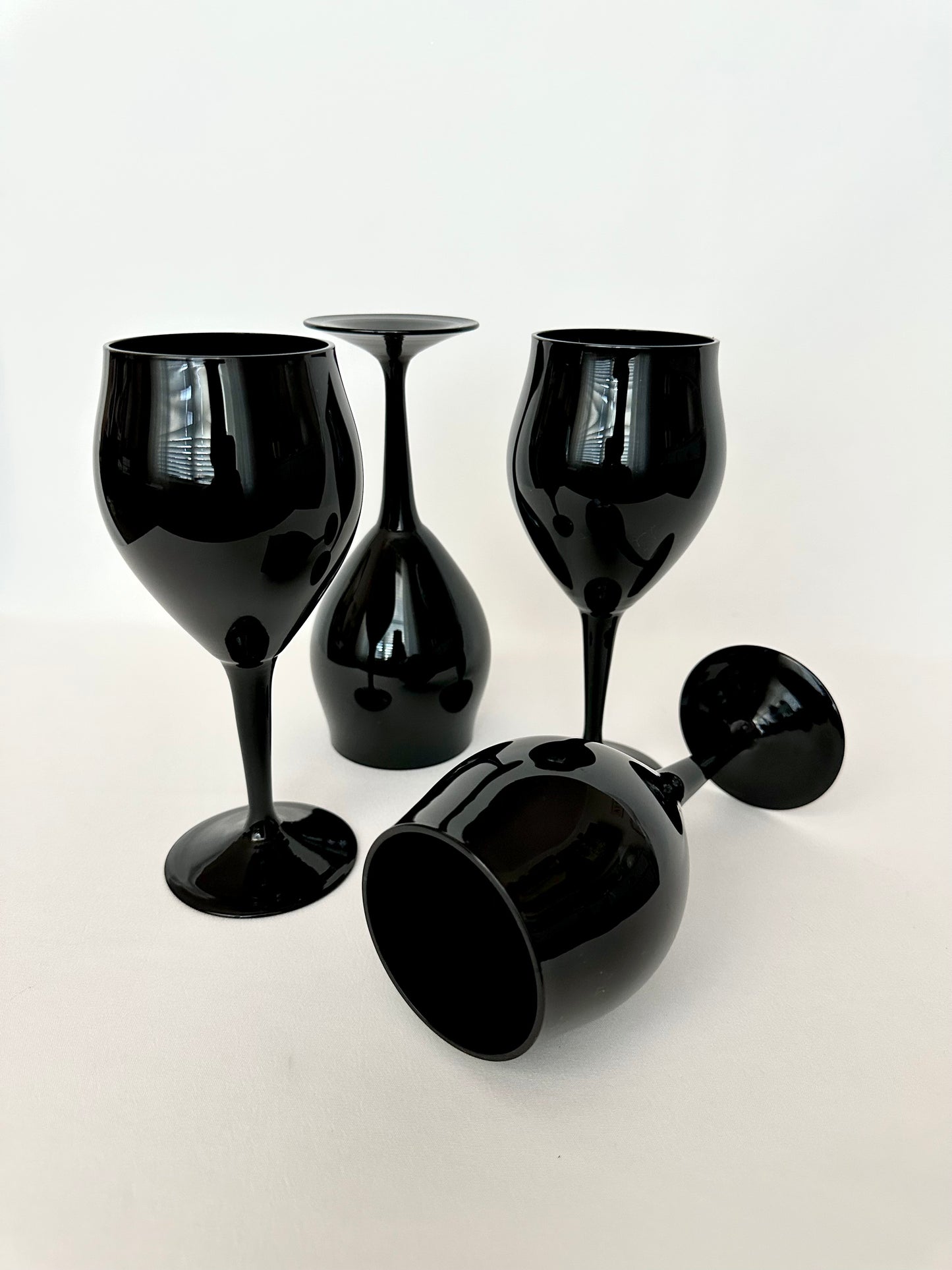 Misty Crystal Wine Goblets