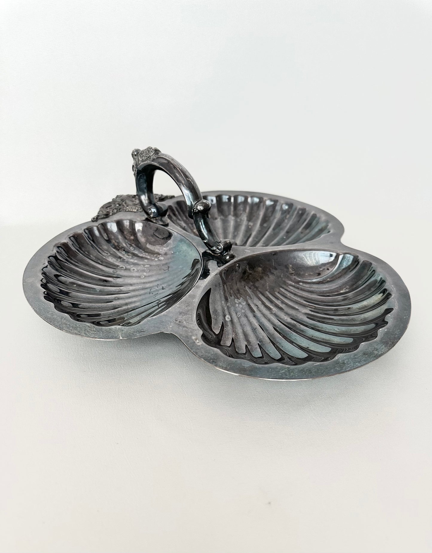 Annona Silverplate Shell Server
