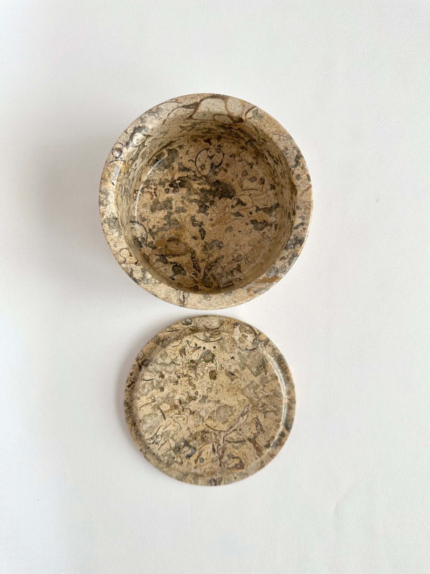 Gemma Lidded Stone Box