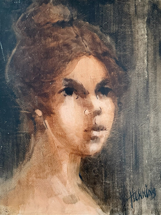 Scarlett Original Oil Painting