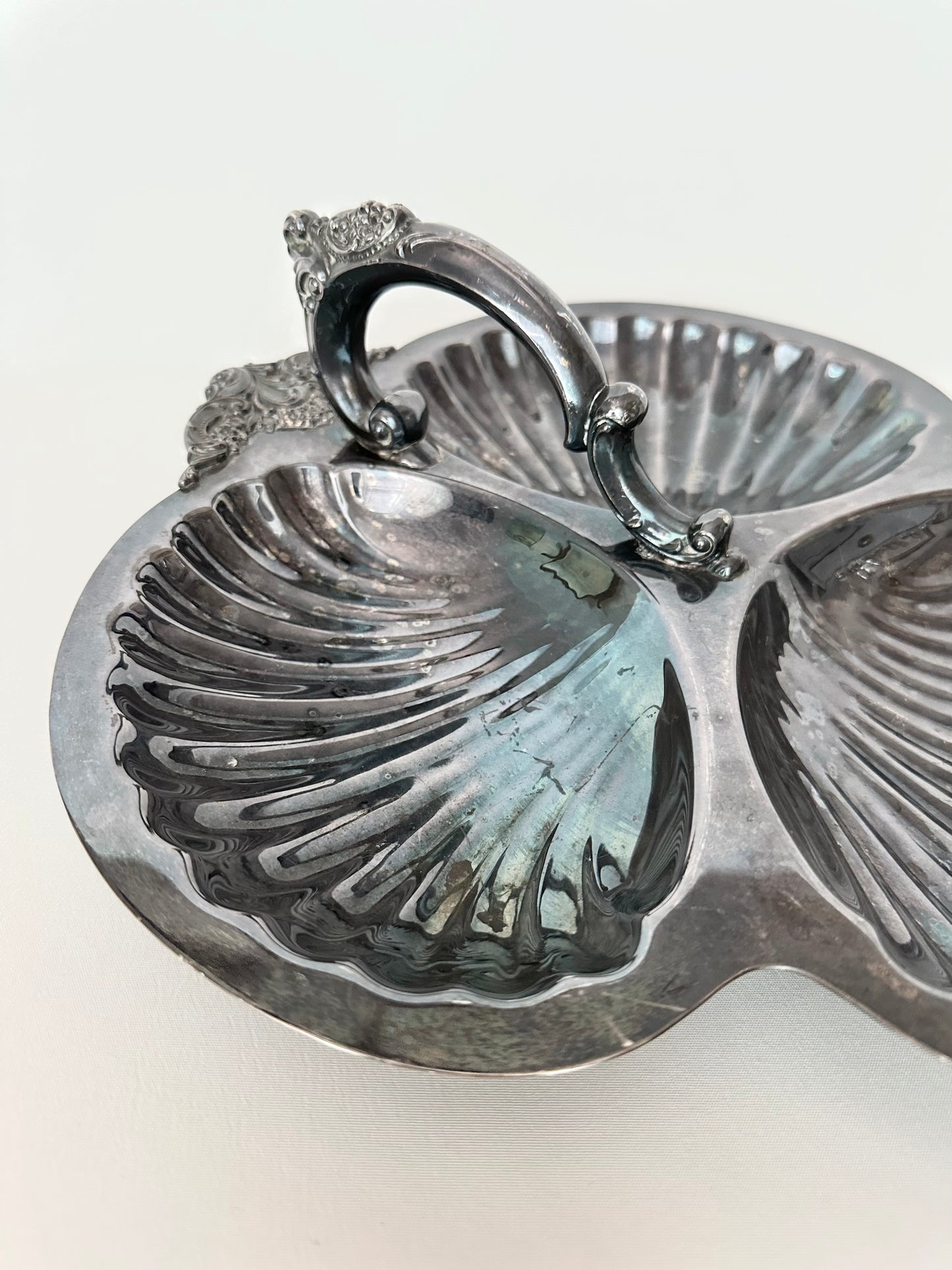 Annona Silverplate Shell Server