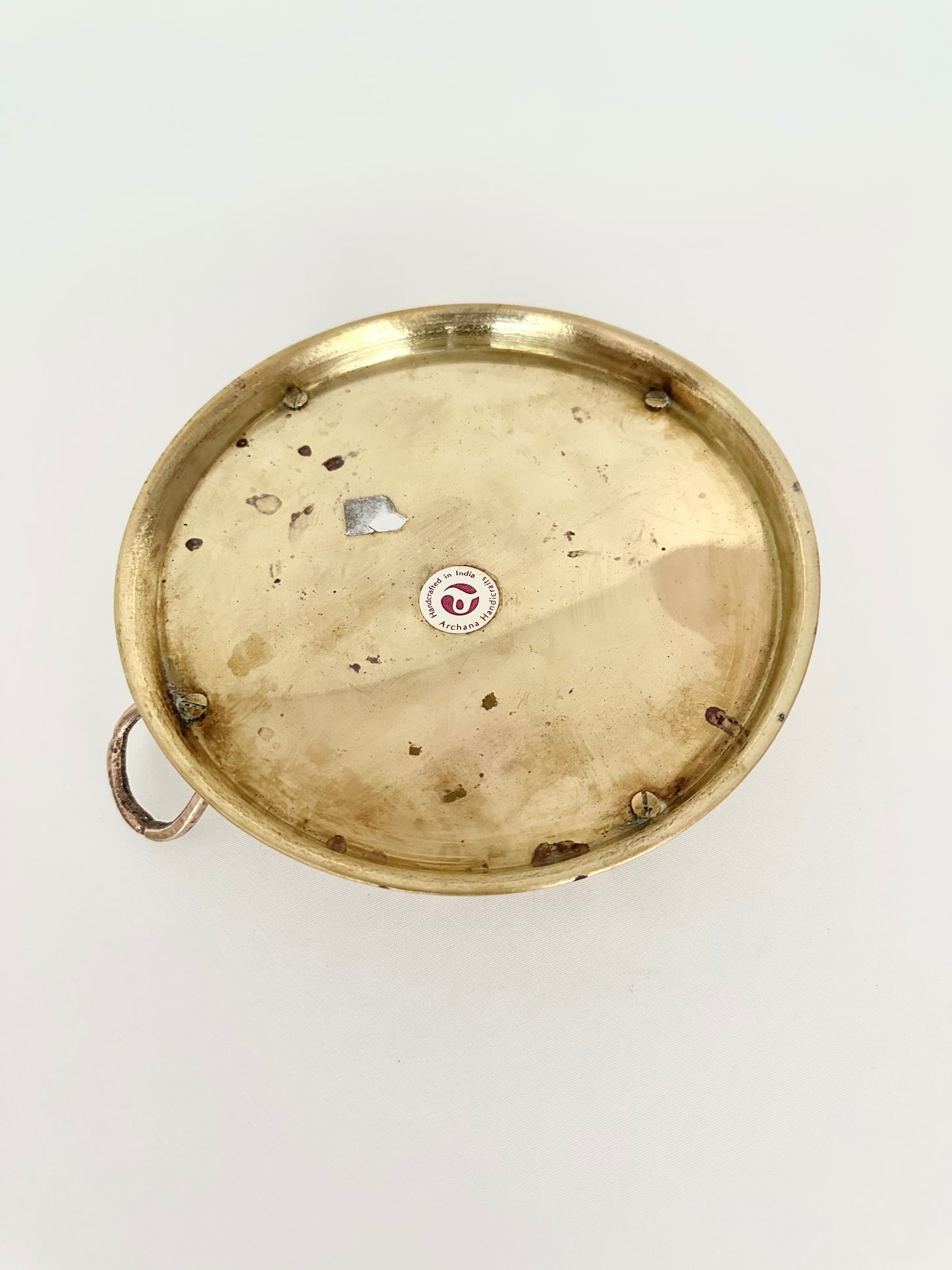 Tess Bamboo Brass Tray