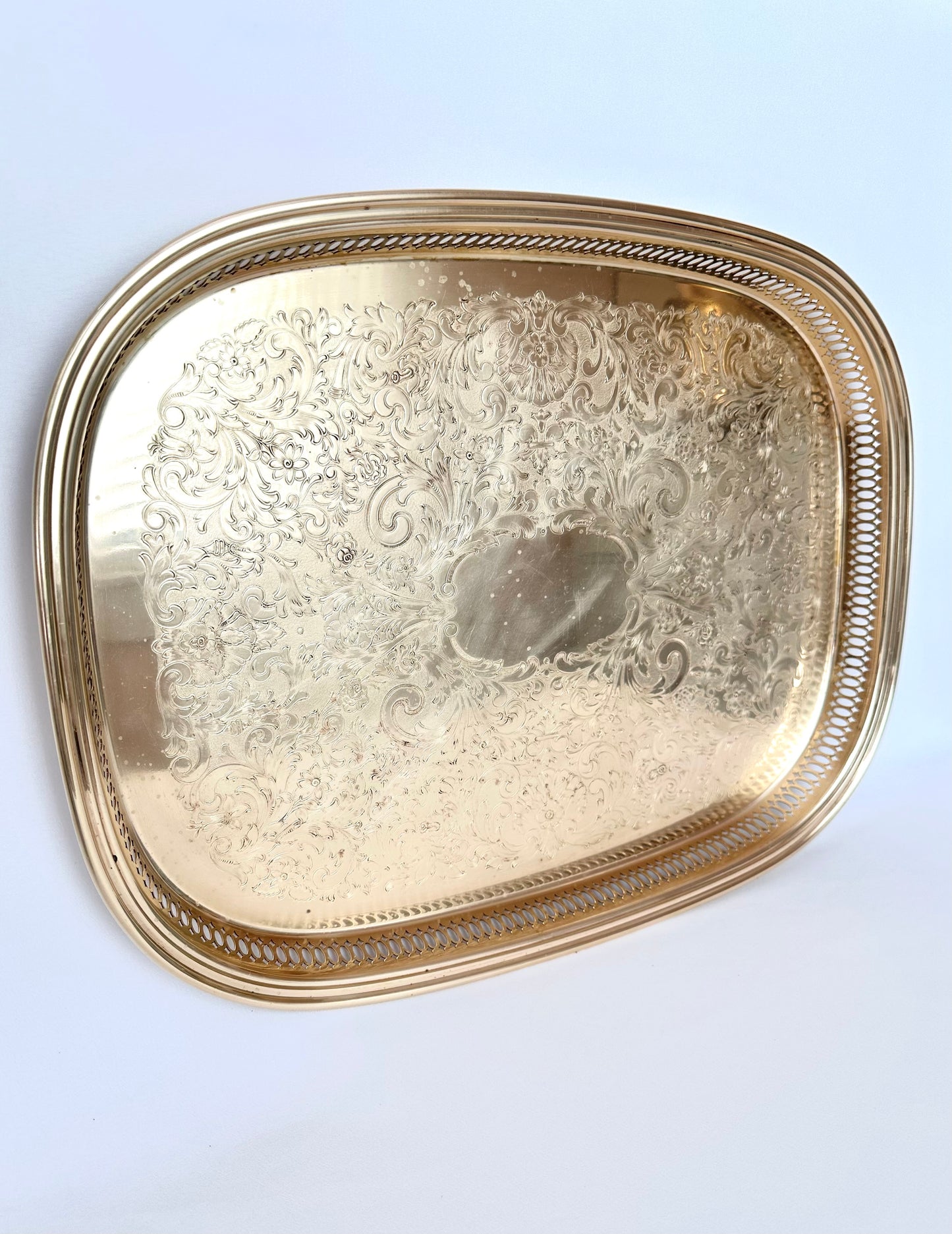 Newbury Brass Serving Tray
