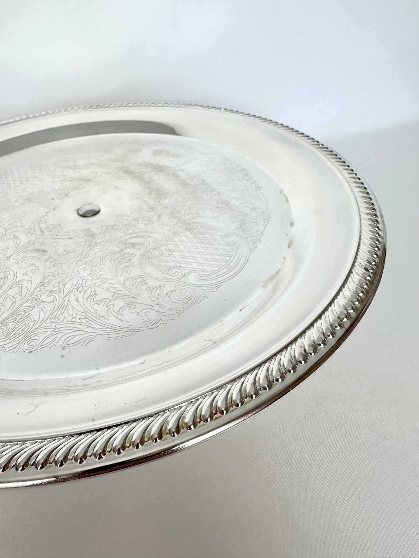 Townley Silverplate Cake Pedestal