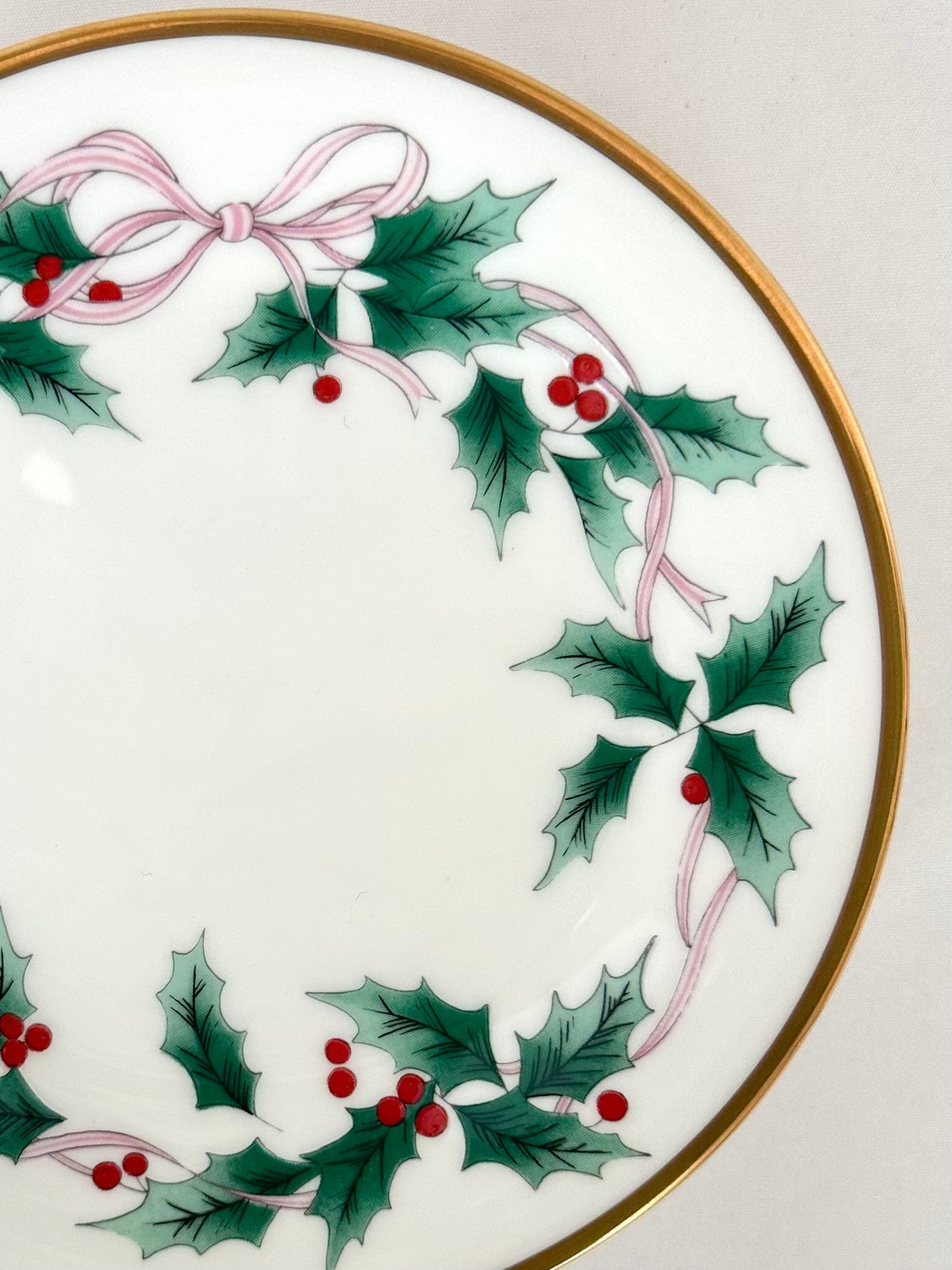 Holly Snack Plates