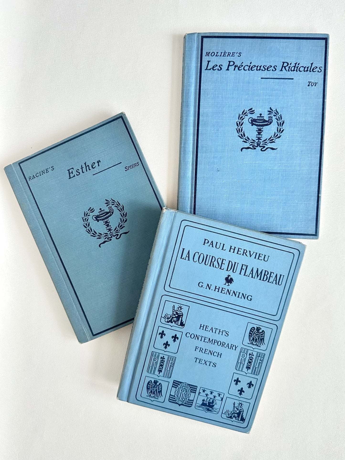 French Literature Book Trio