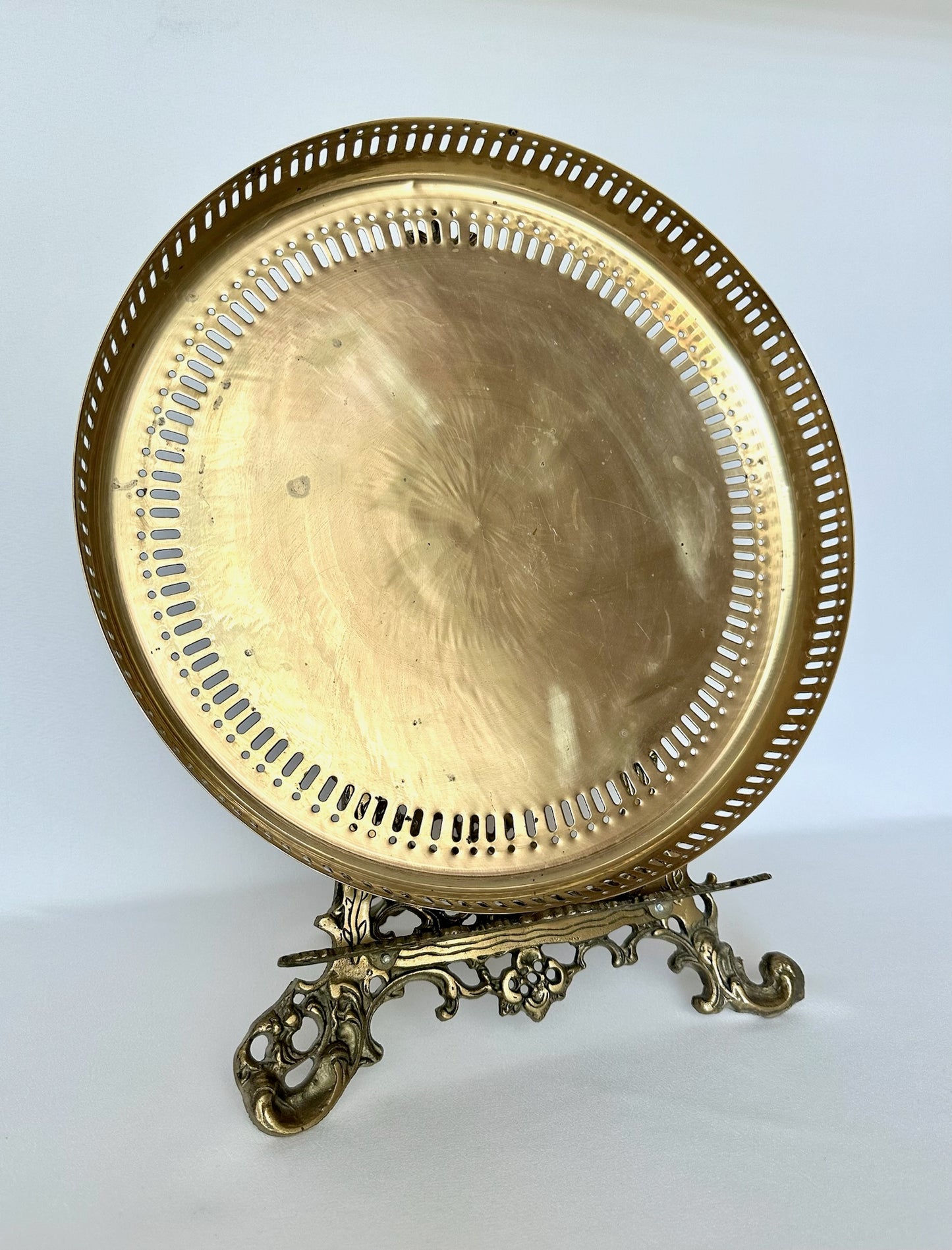 Claudette Brass Serving Tray