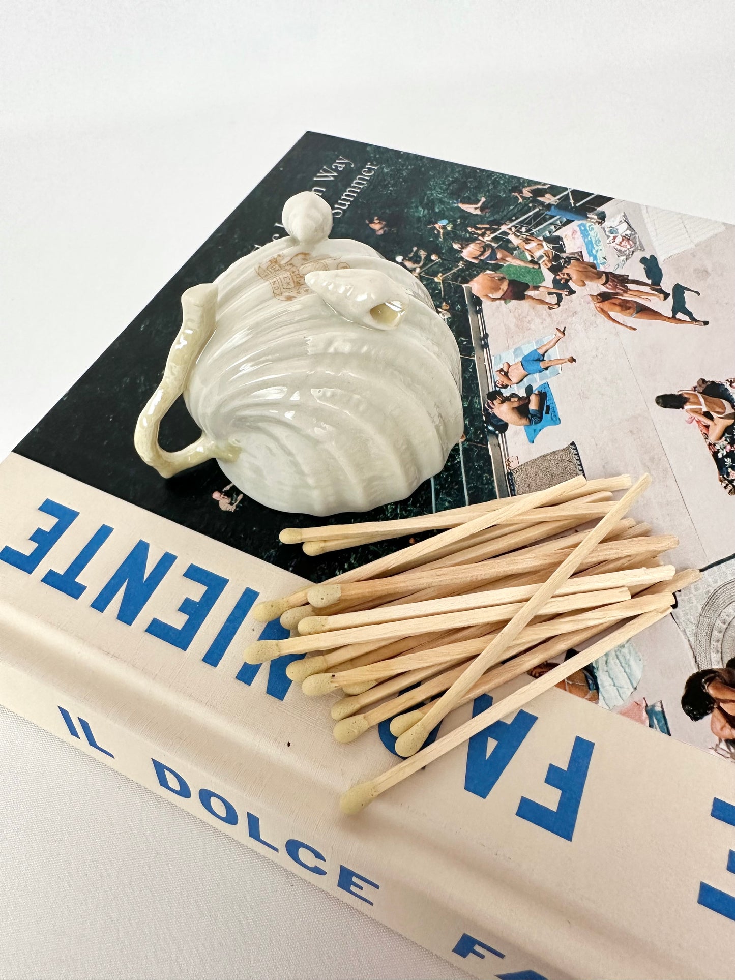 Anemone Shell Matchstick Vessel