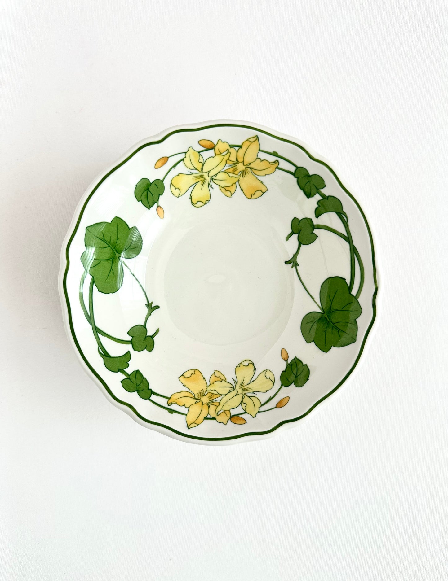 Geranium Floral Fruit Bowls