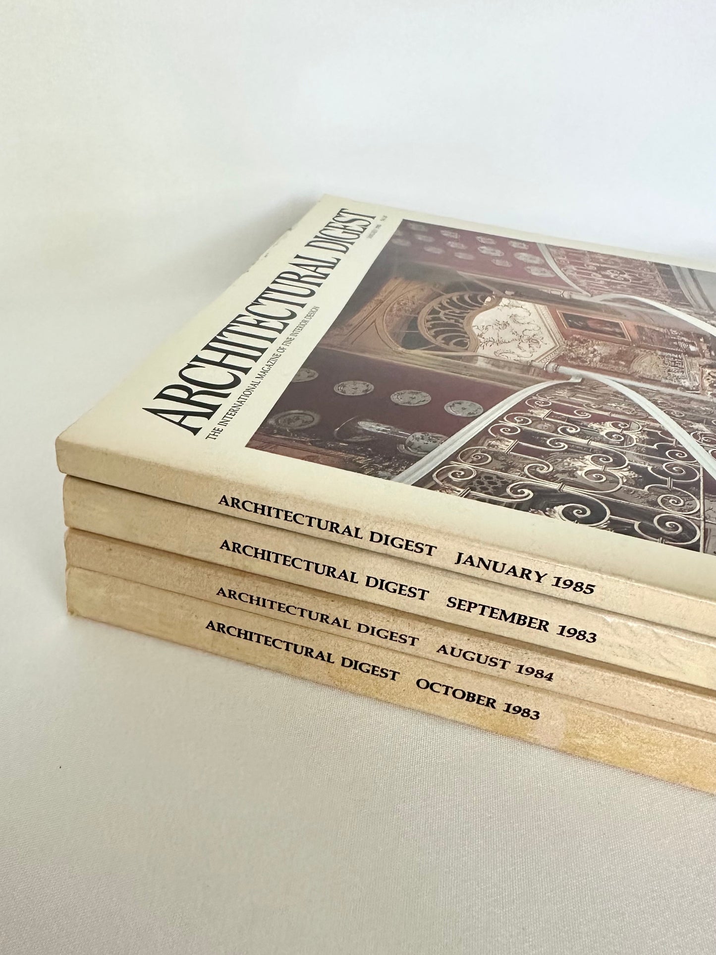Vintage Architectural Digest Stack