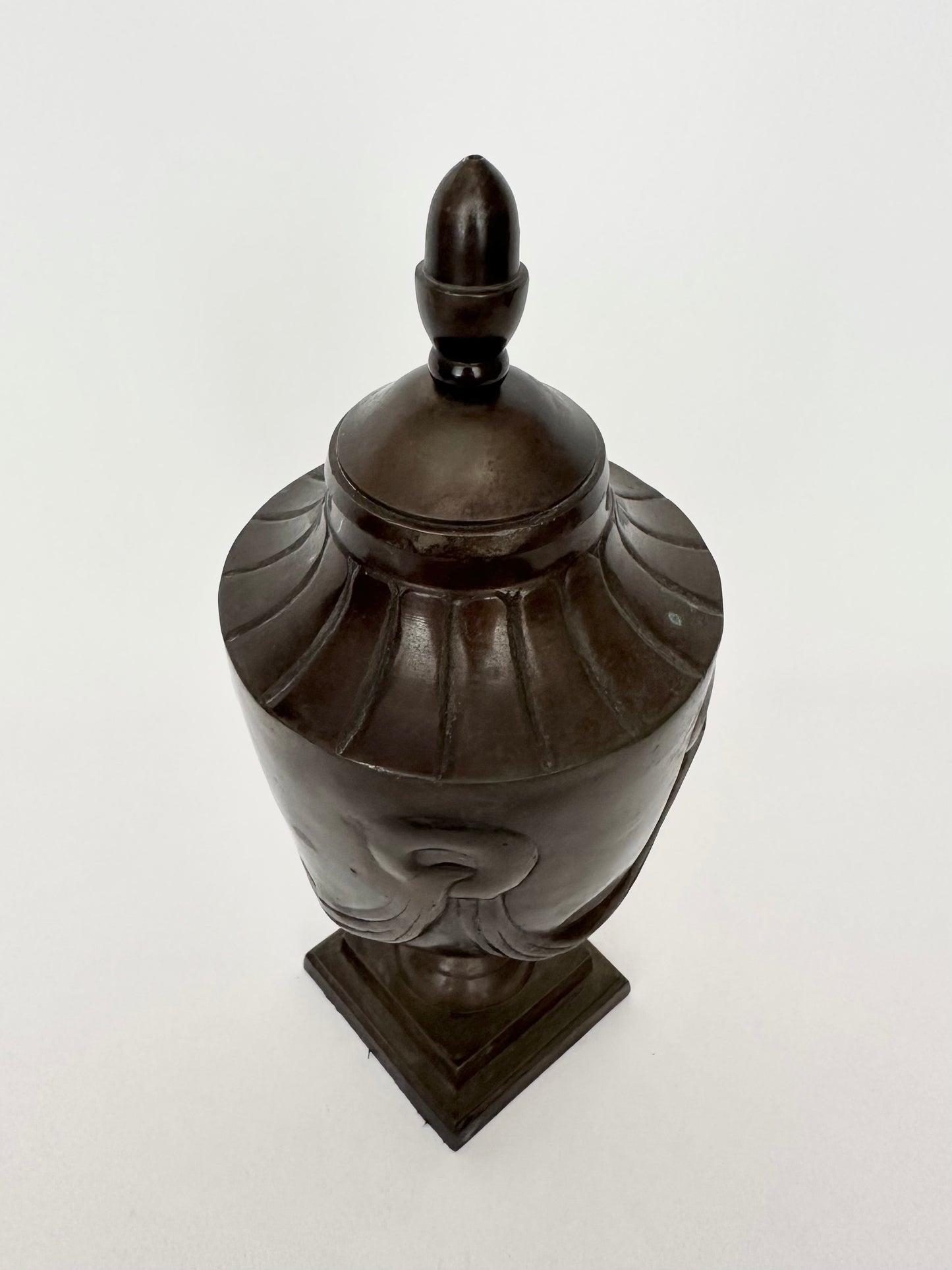 Liberty Bronze Lidded Urn