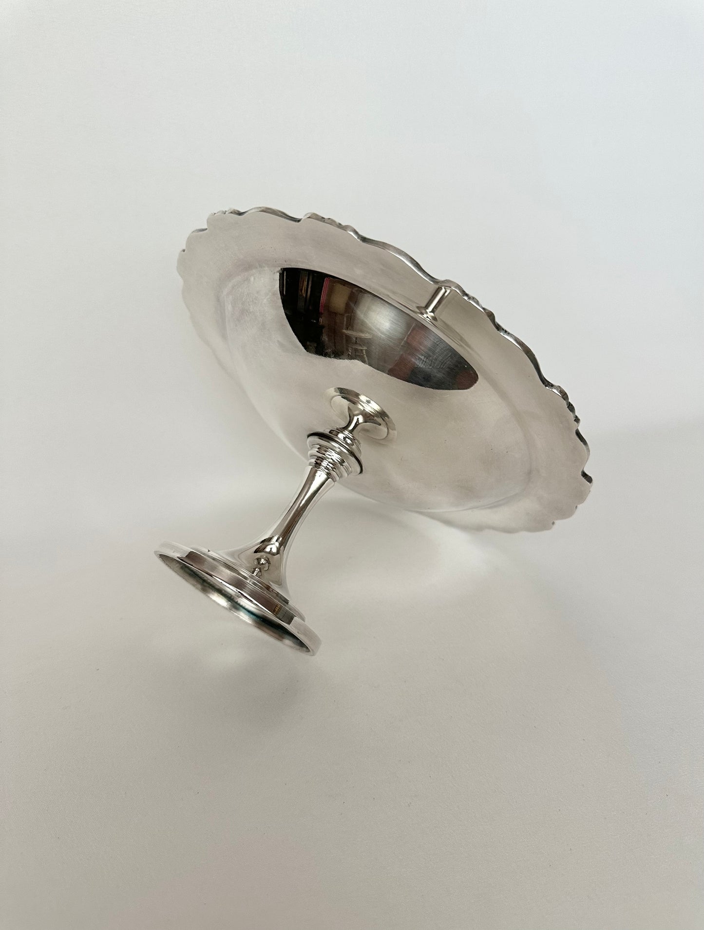 Delaney Silverplate Pedestal Dish