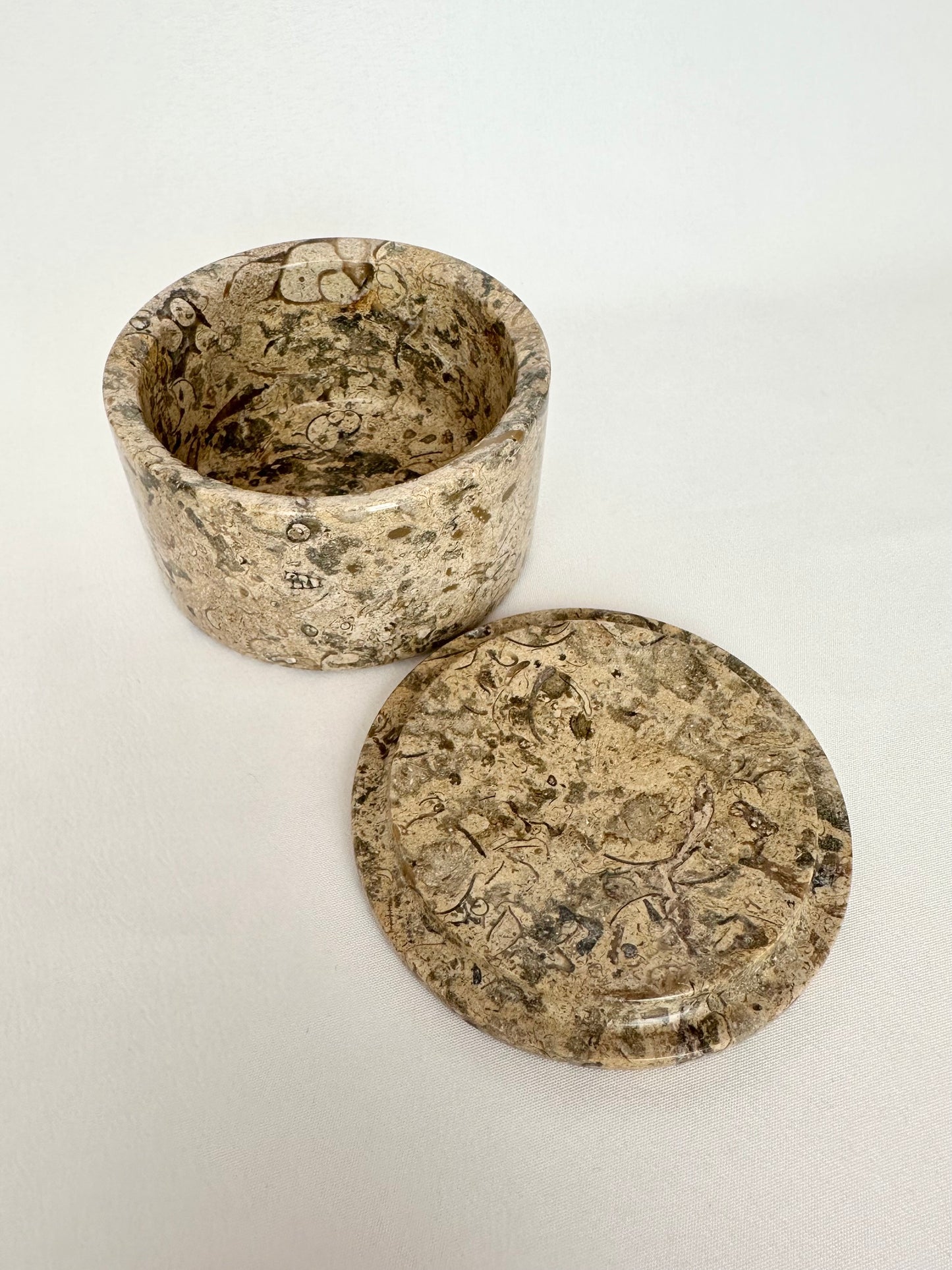 Gemma Lidded Stone Box