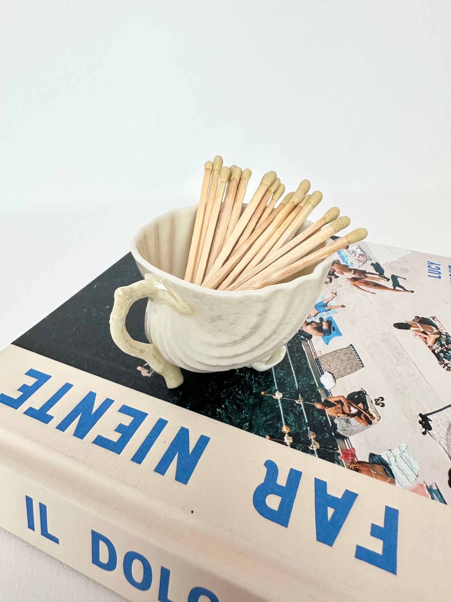 Anemone Shell Matchstick Vessel