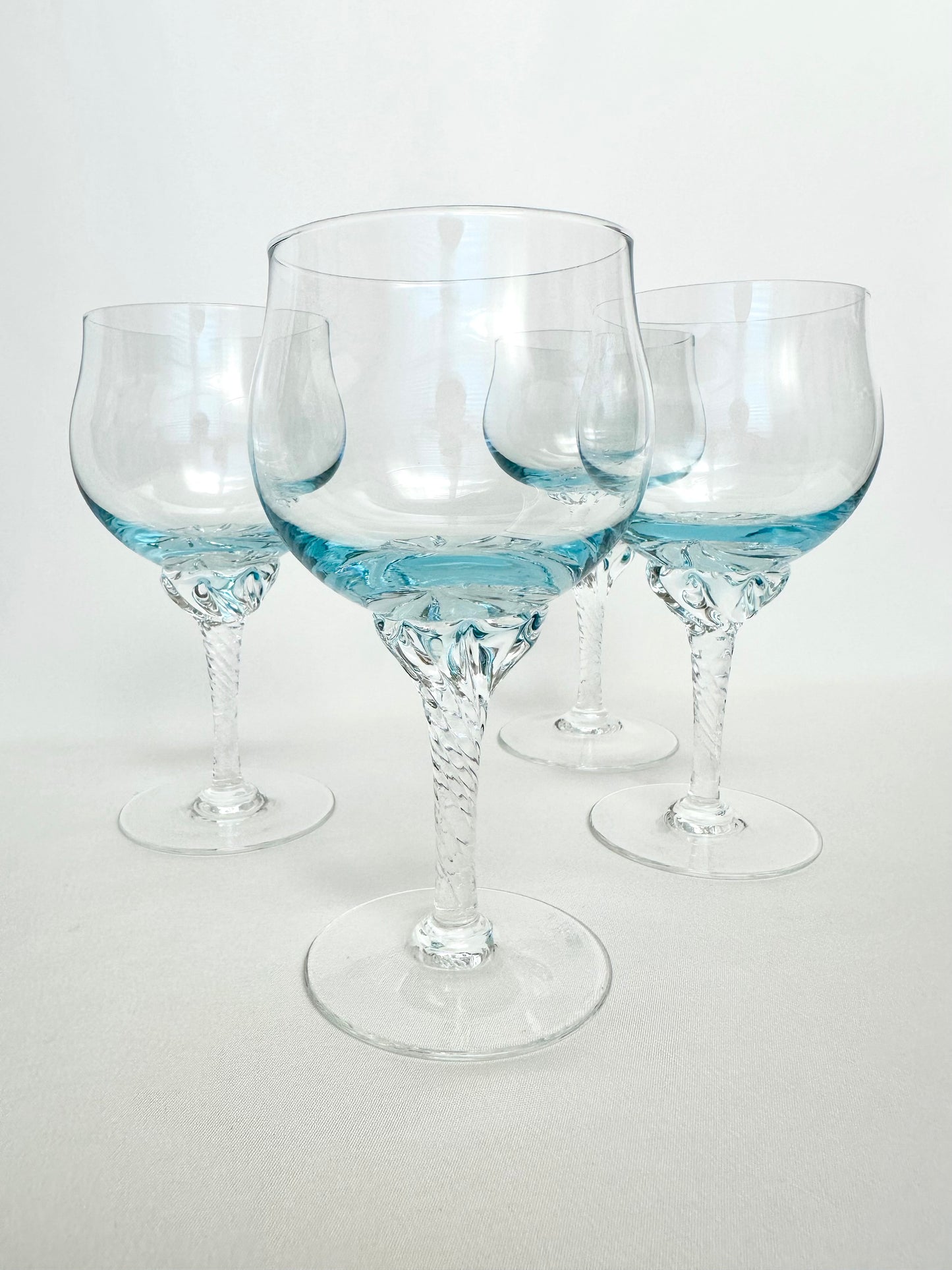 Ara Twist Stem Goblets