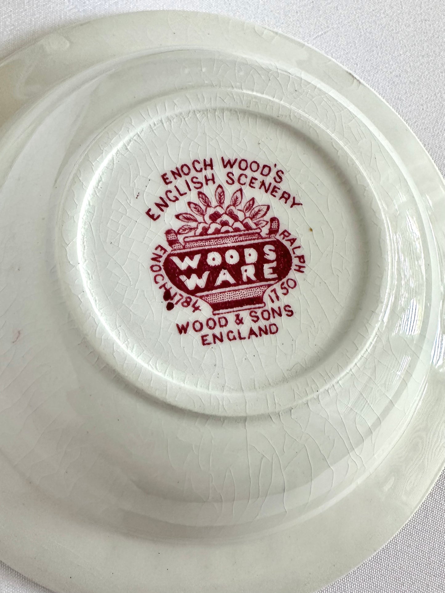 Estelle Transferware Fruit Bowls