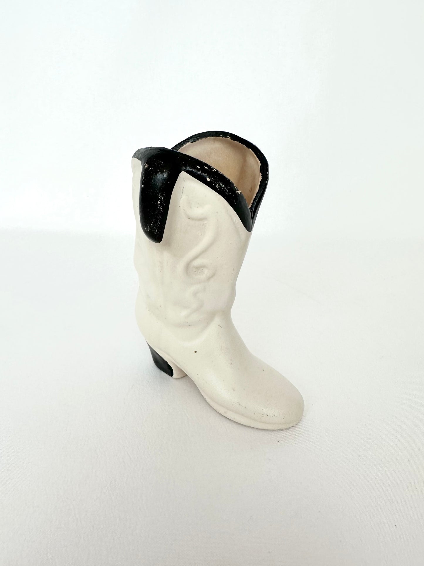 Cheyenne Boot Matchstick Vessel