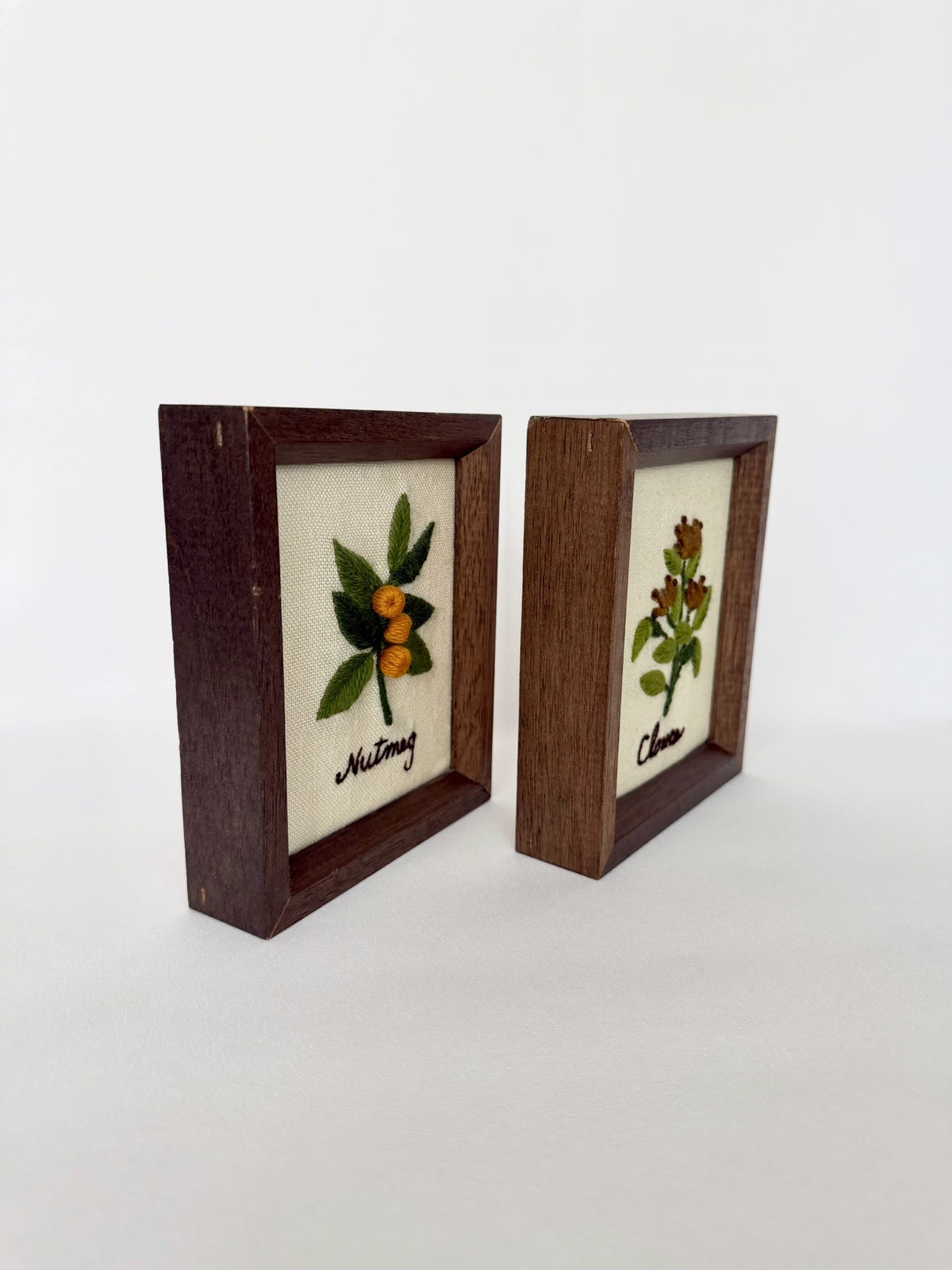 Spice Needlepoint Pair