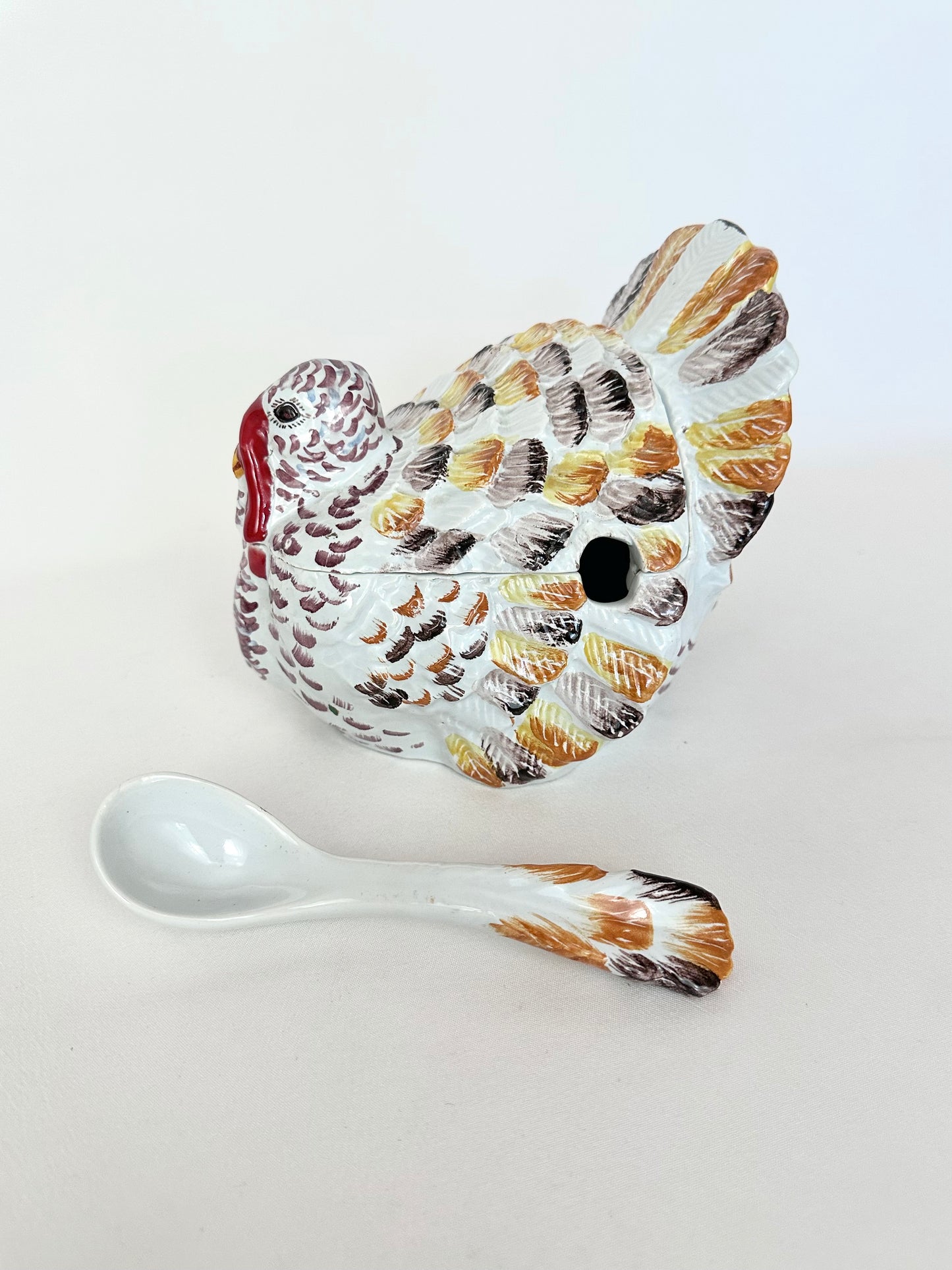 Percy Turkey Lidded Serving Bowl
