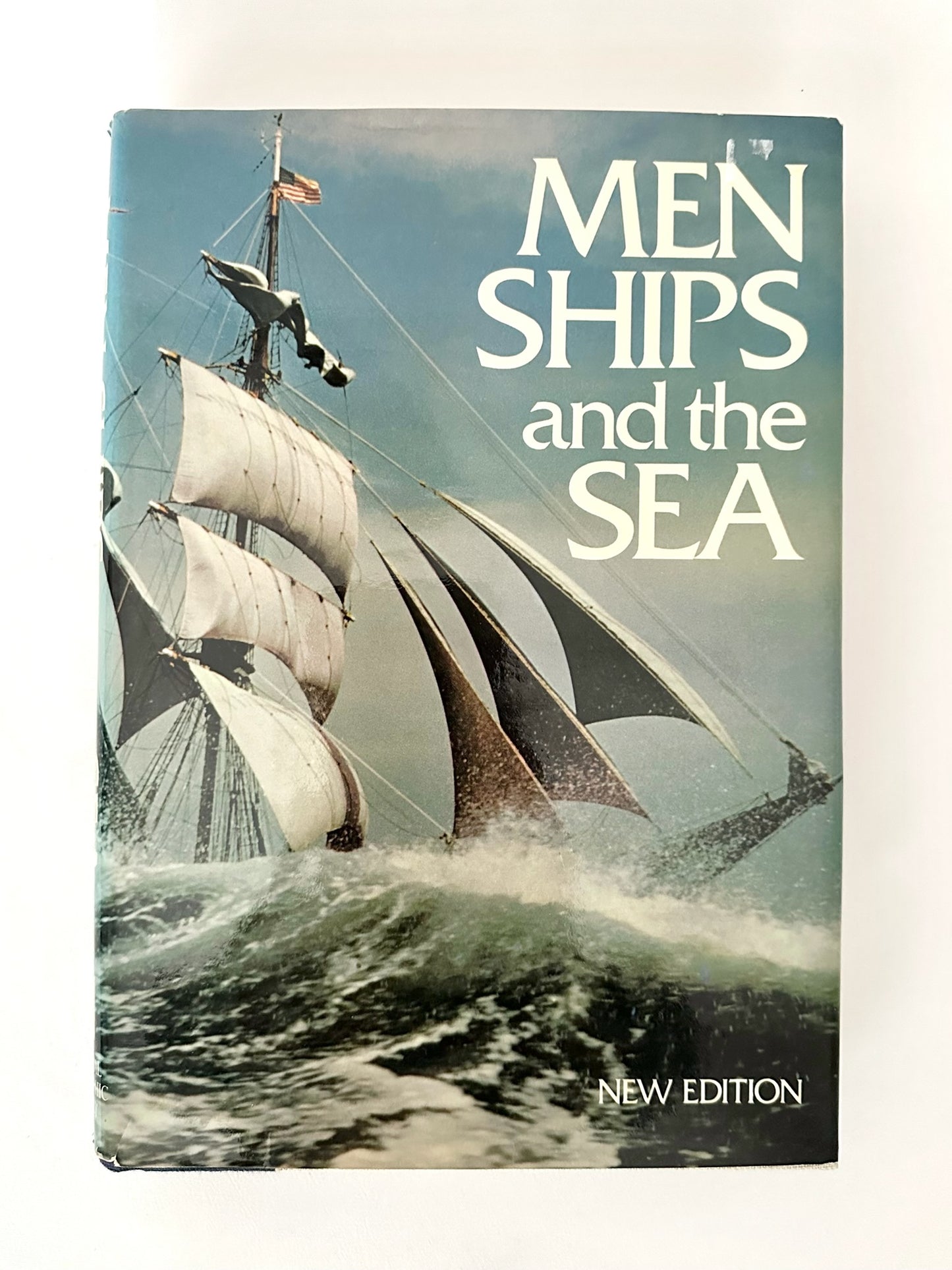 vintage book entitled Men Ships and the Sea