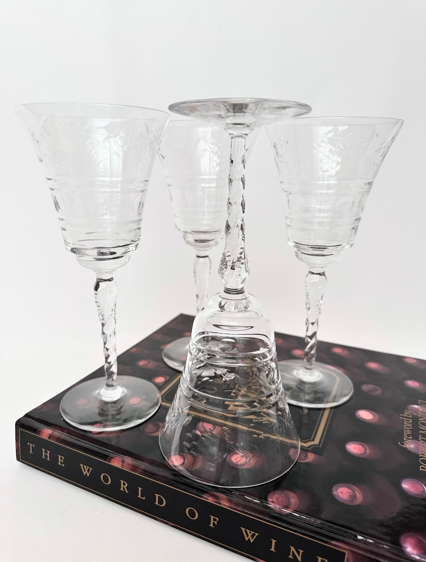 Genevieve Crystal Wine Goblets