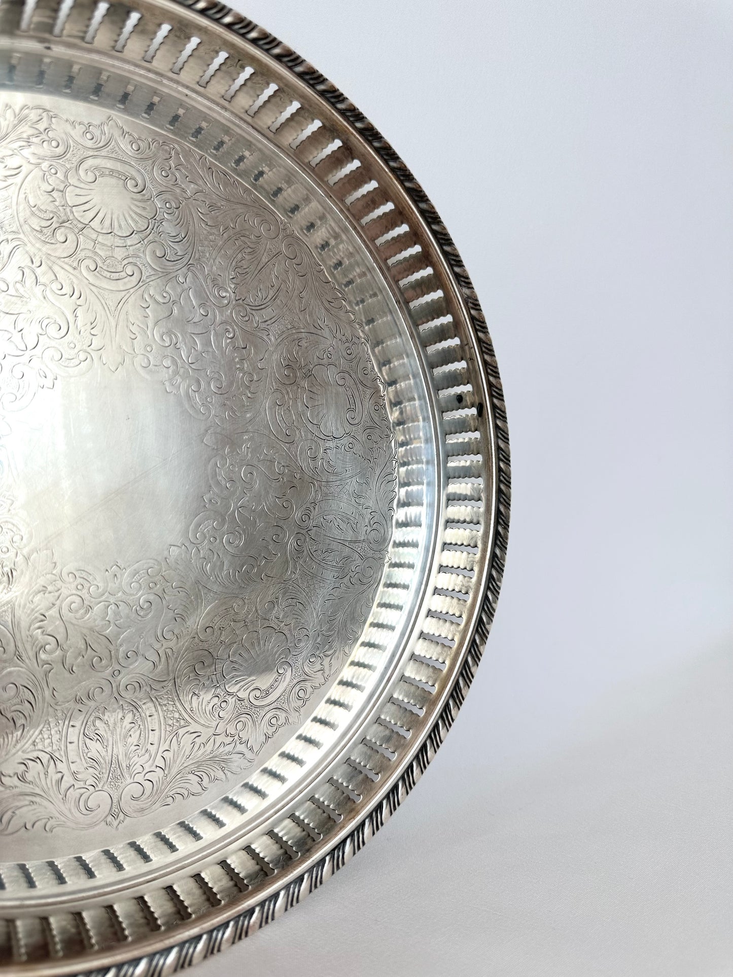 Forrest Silverplate Gallery Tray