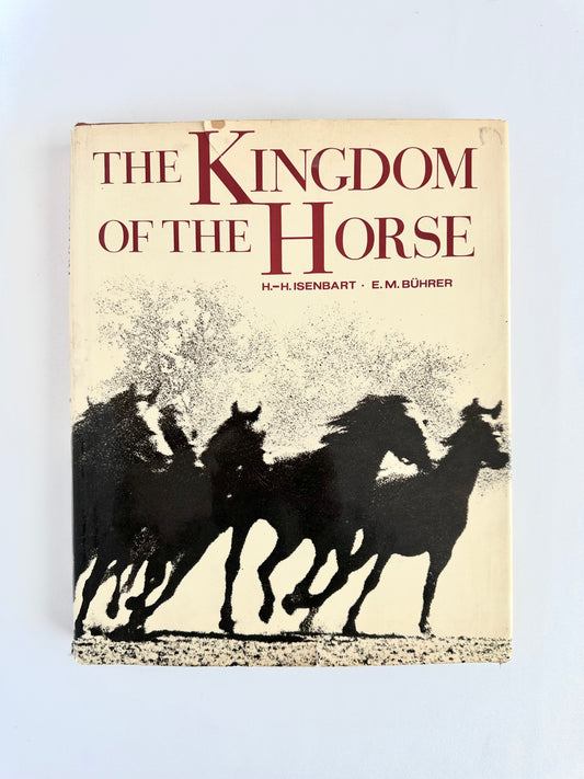 Vintage coffee table book titled The Kingdom of the Horse