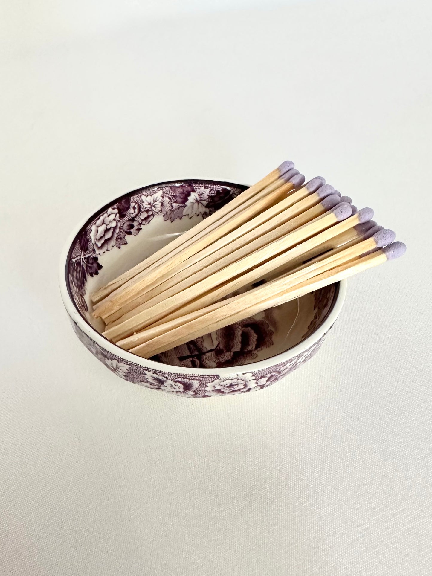 Zélie Transferware Matchstick Vessel