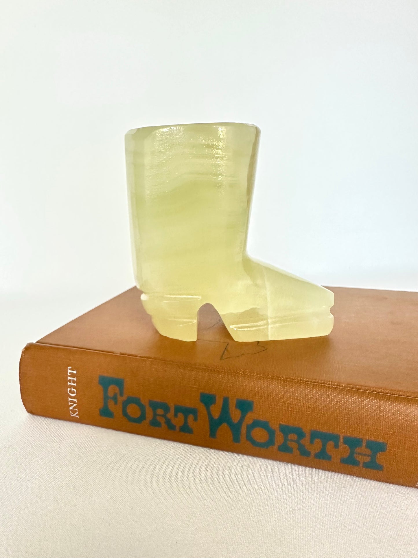 Etta Alabaster Cowboy Boot