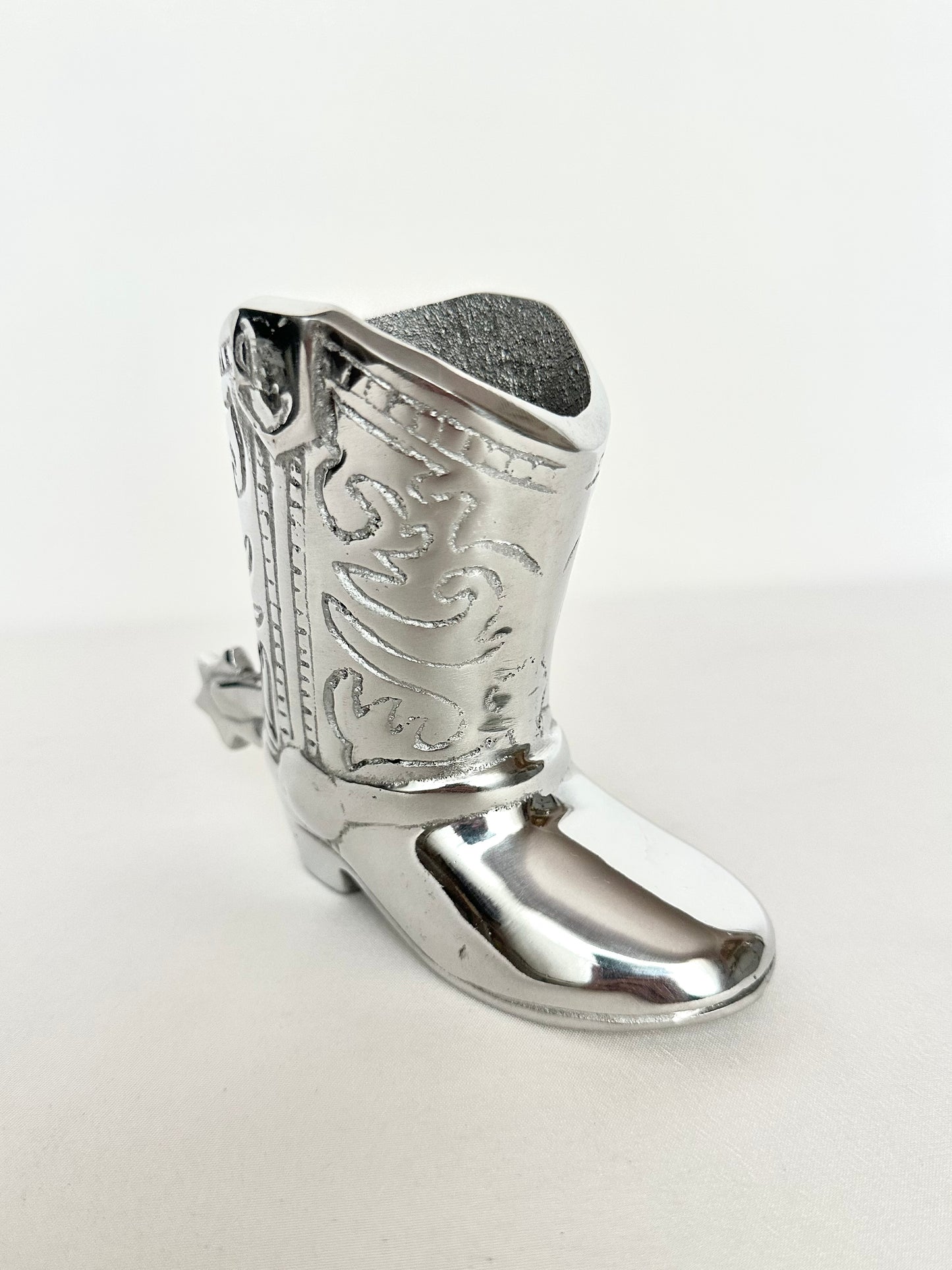 Laramie Pewter Cowboy Boot