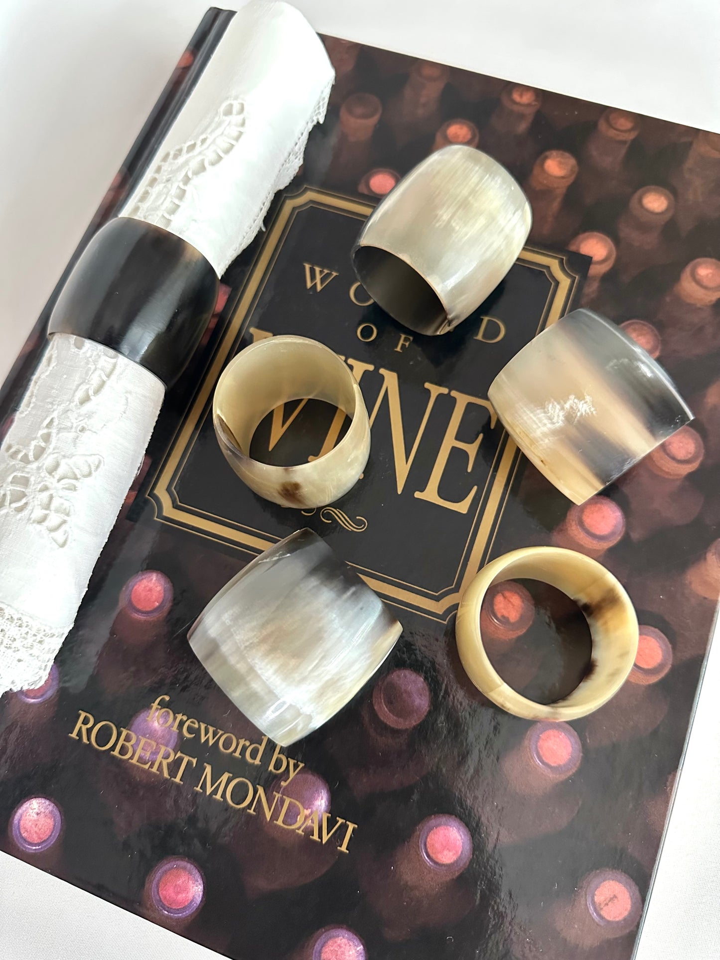 Verity Horn Napkin Rings