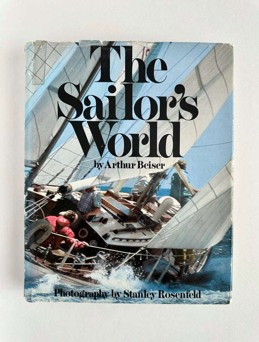 vintage coffee table book about sailing