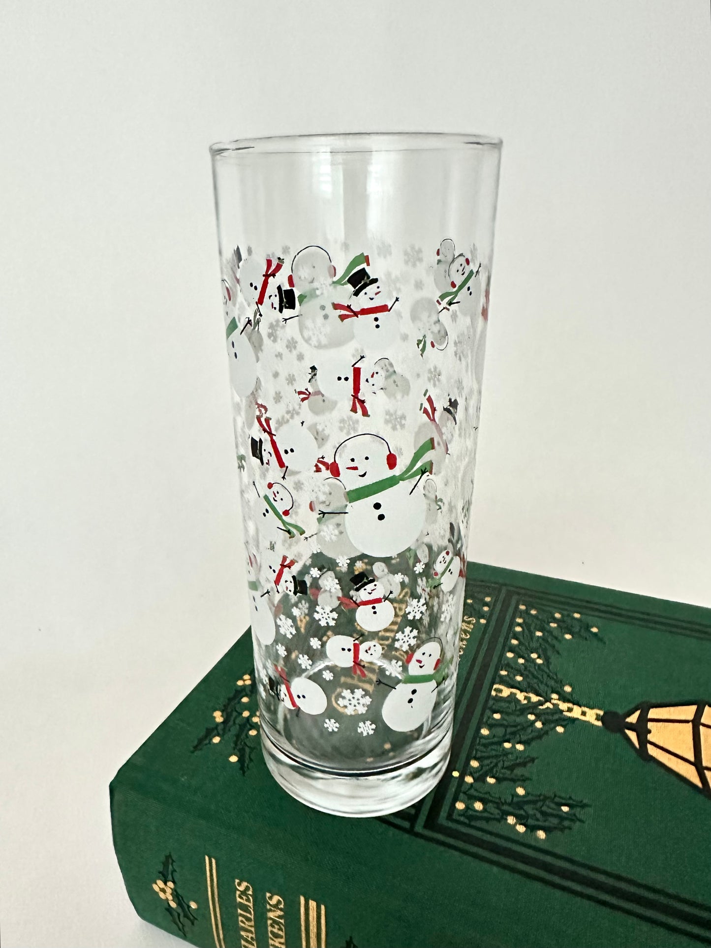 Holiday Santa/Snowman Highballs