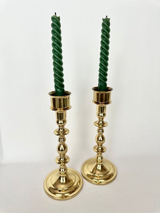 Leora Brass Candlestick Holders