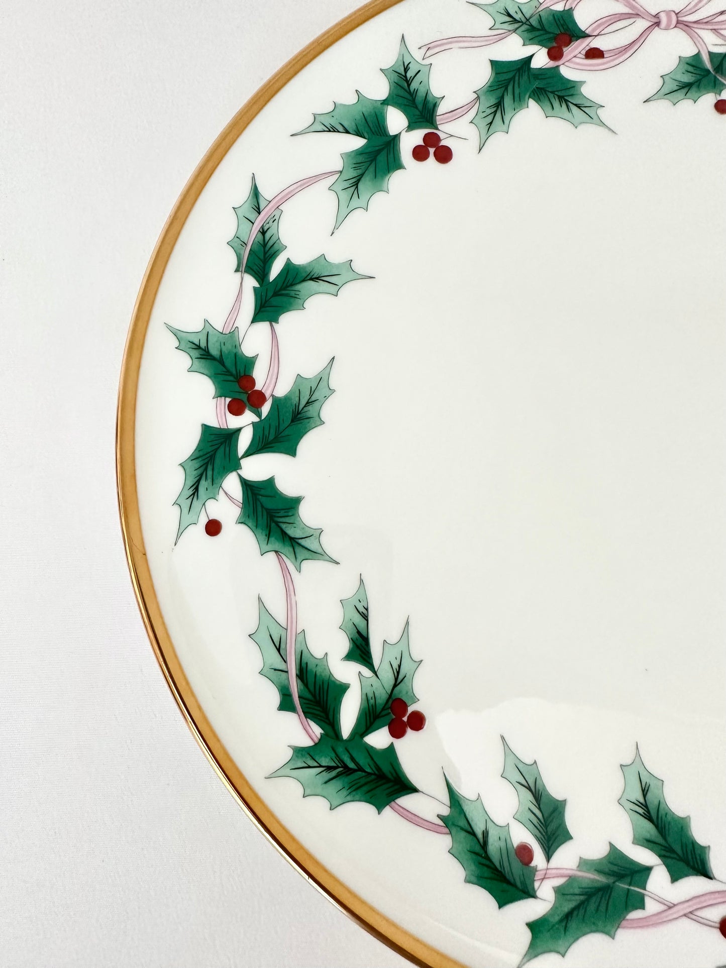 Holly Cake Serving Set