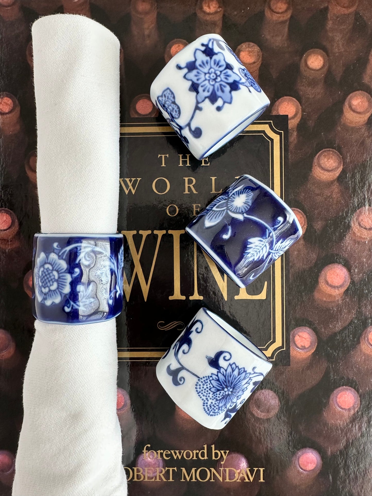 Kitty Chinoiserie Napkin Rings