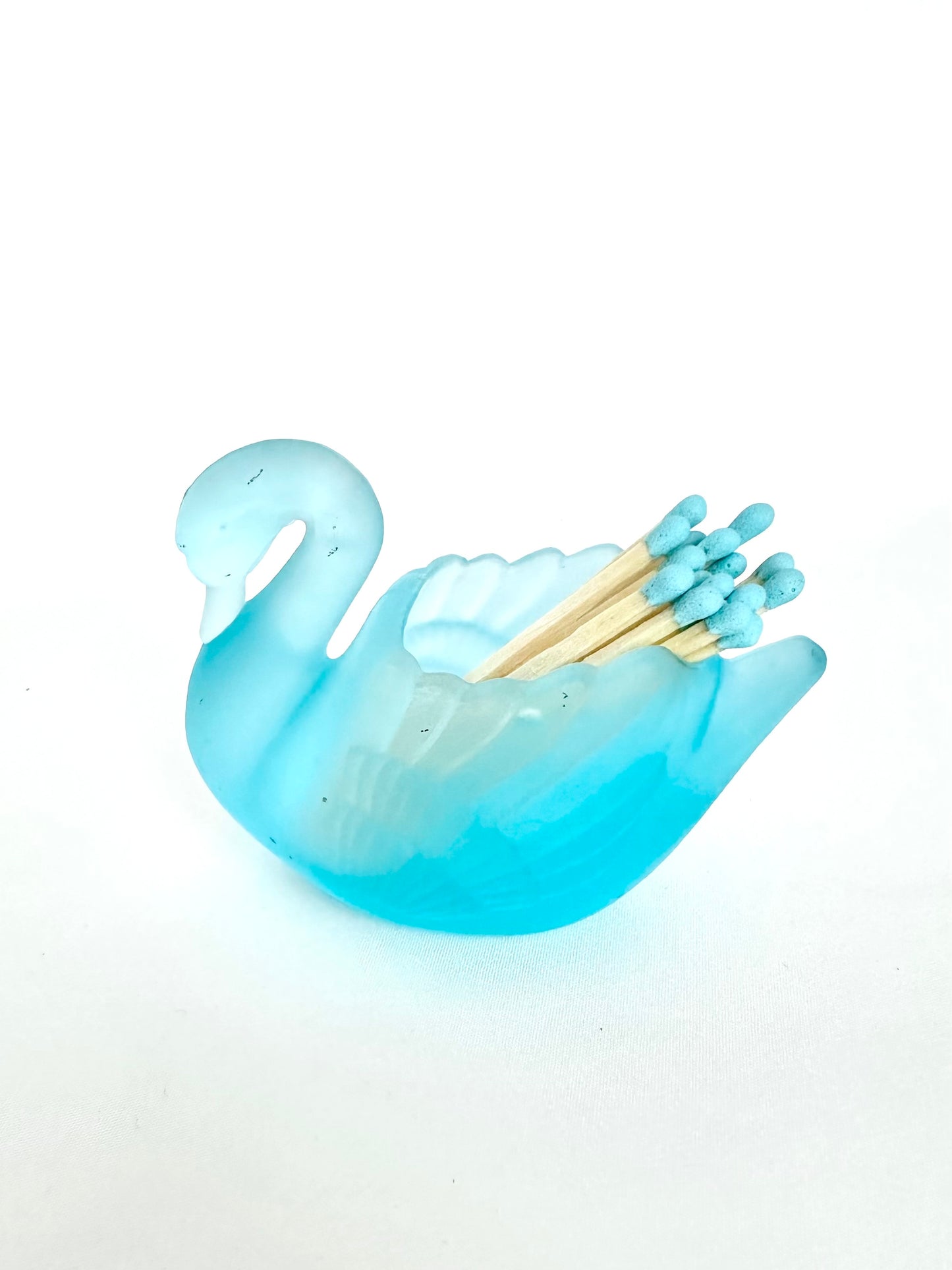 Odile Swan Matchstick Vessel