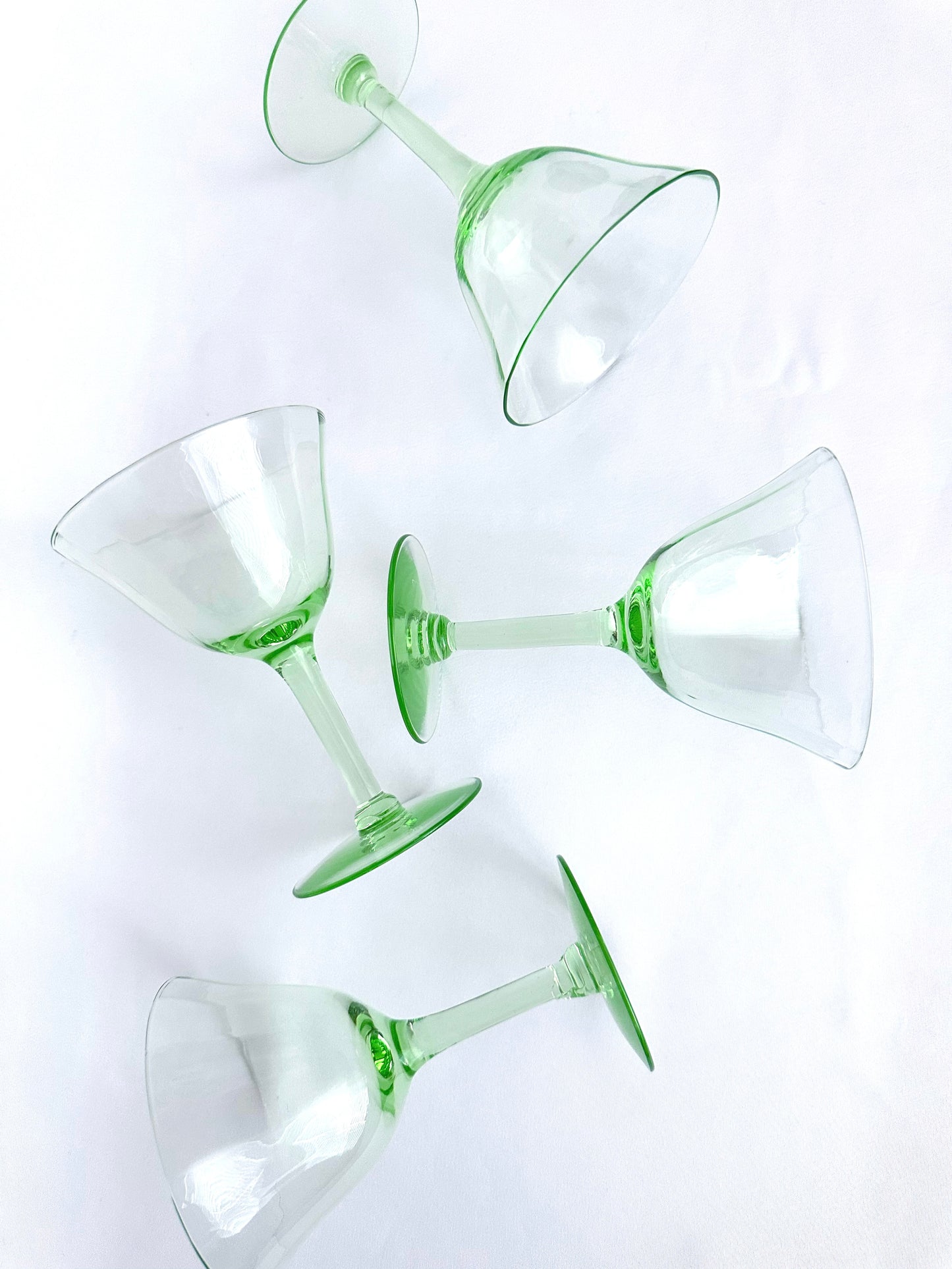 Midori Green Cocktail Glasses