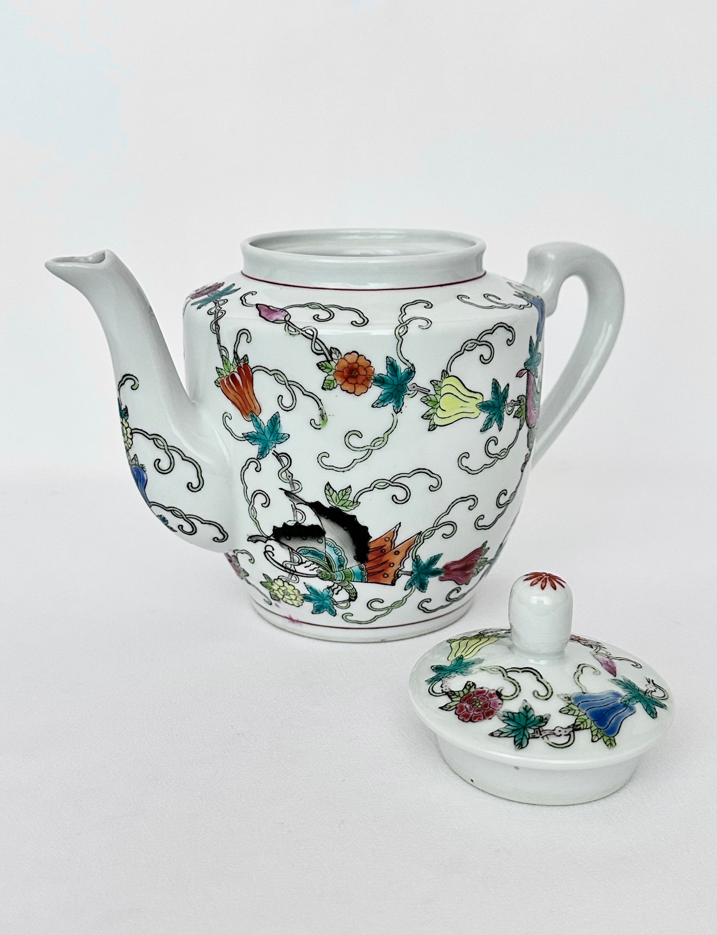 Zinnia Chinoiserie Teapot