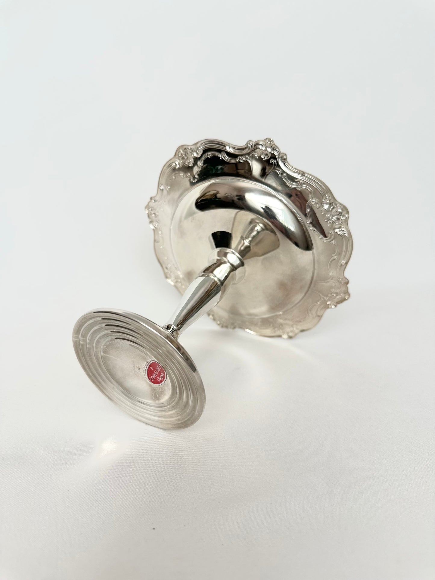 Devi Silverplate Pedestal Dish